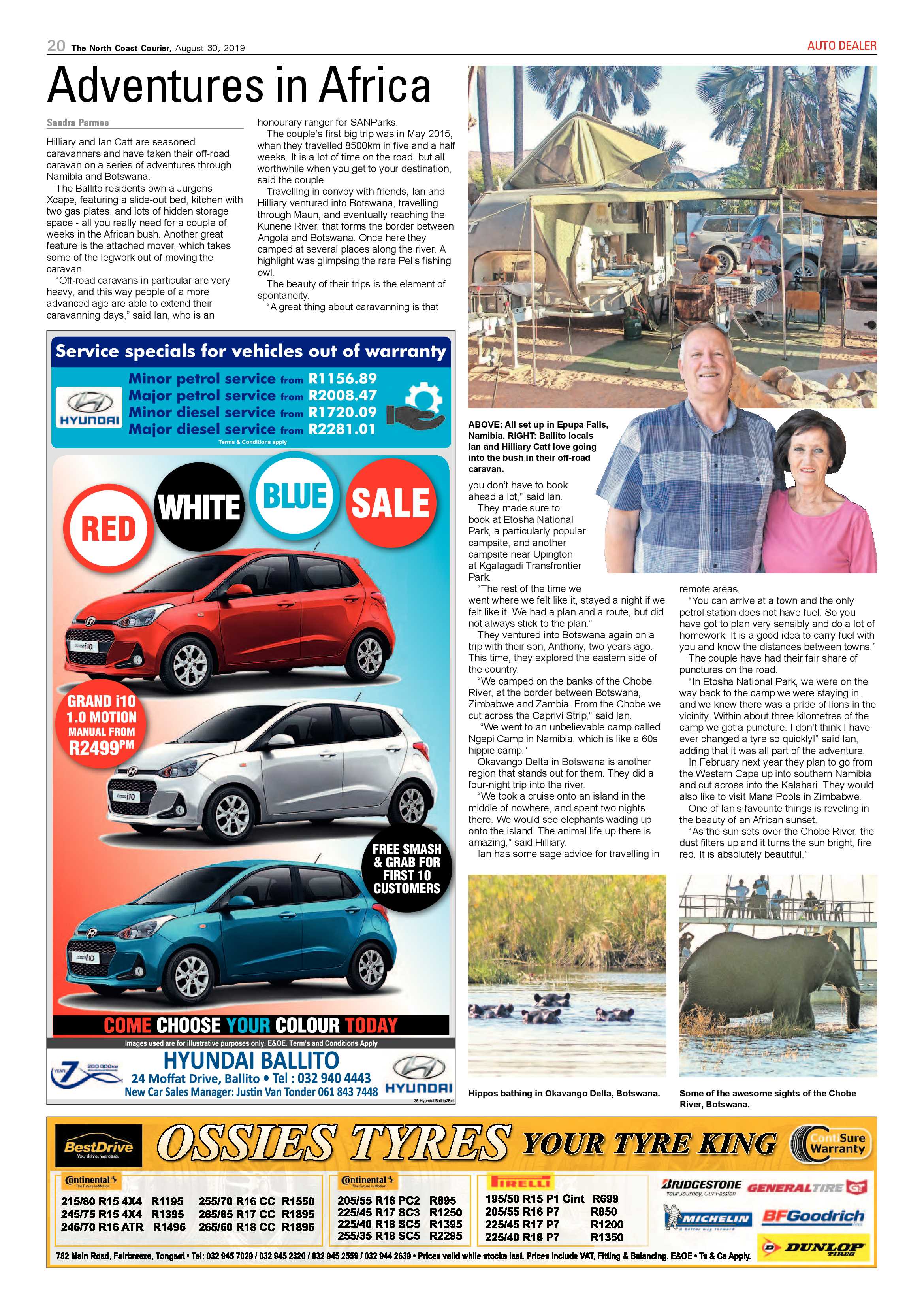 North Coast Courier 30 August 2019 page 20