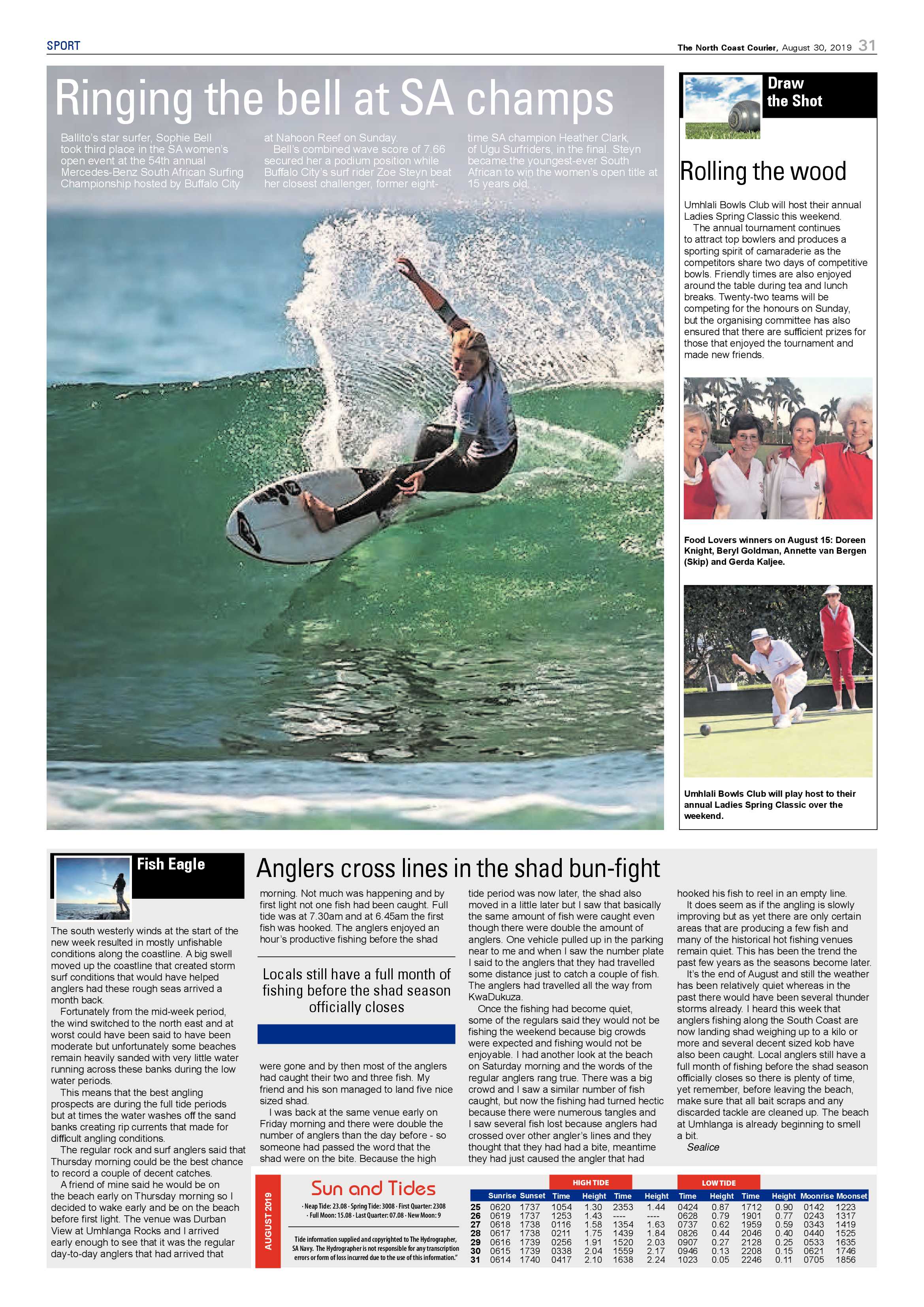 North Coast Courier 30 August 2019 page 31