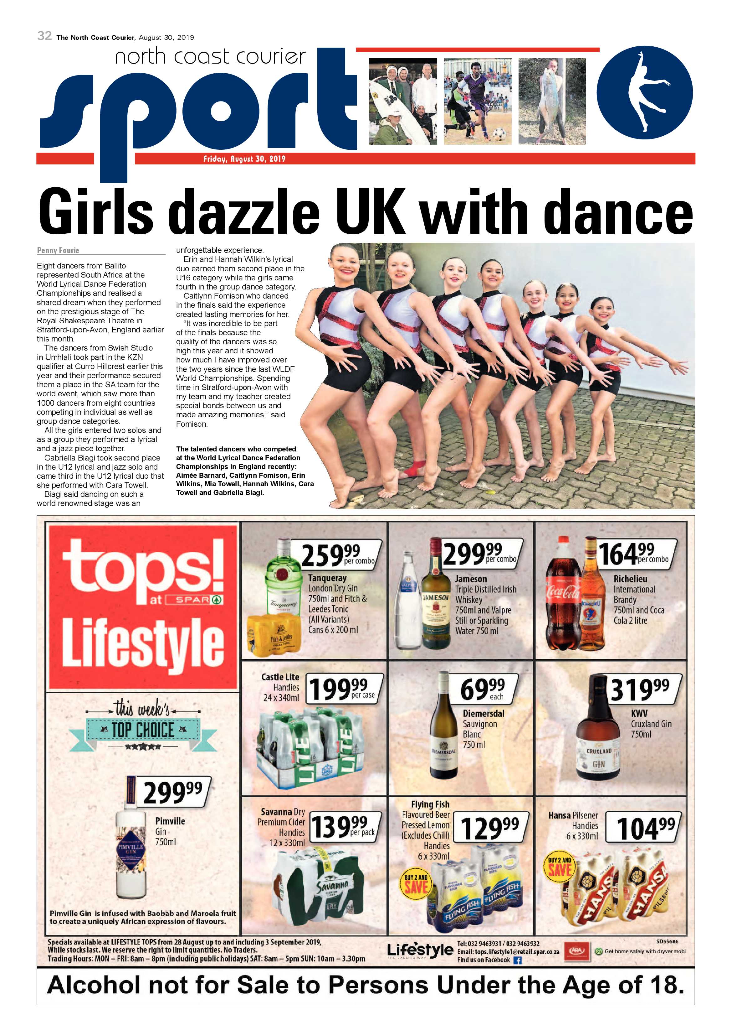 North Coast Courier 30 August 2019 page 32