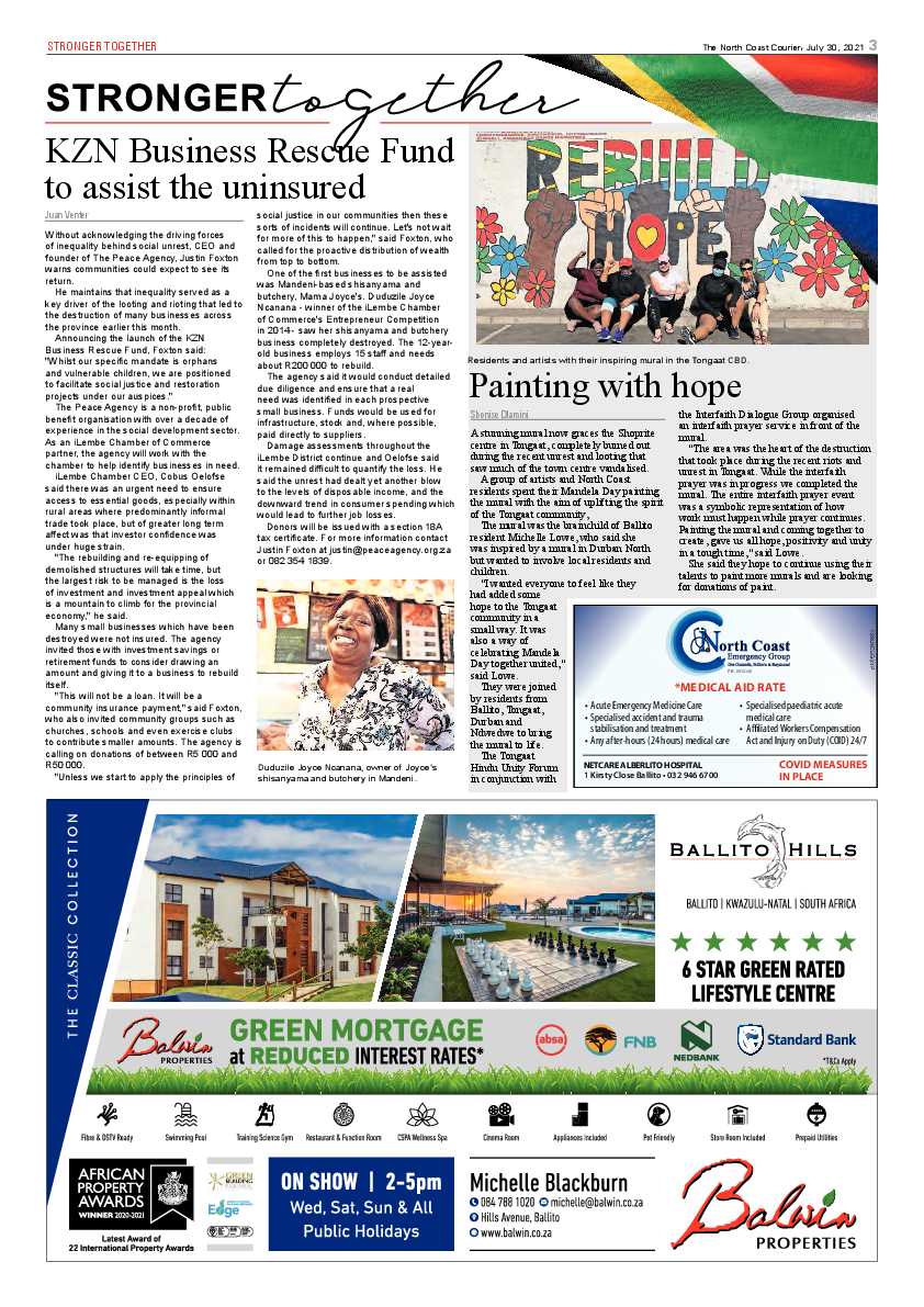North Coast Courier 30 July 2021 page 3