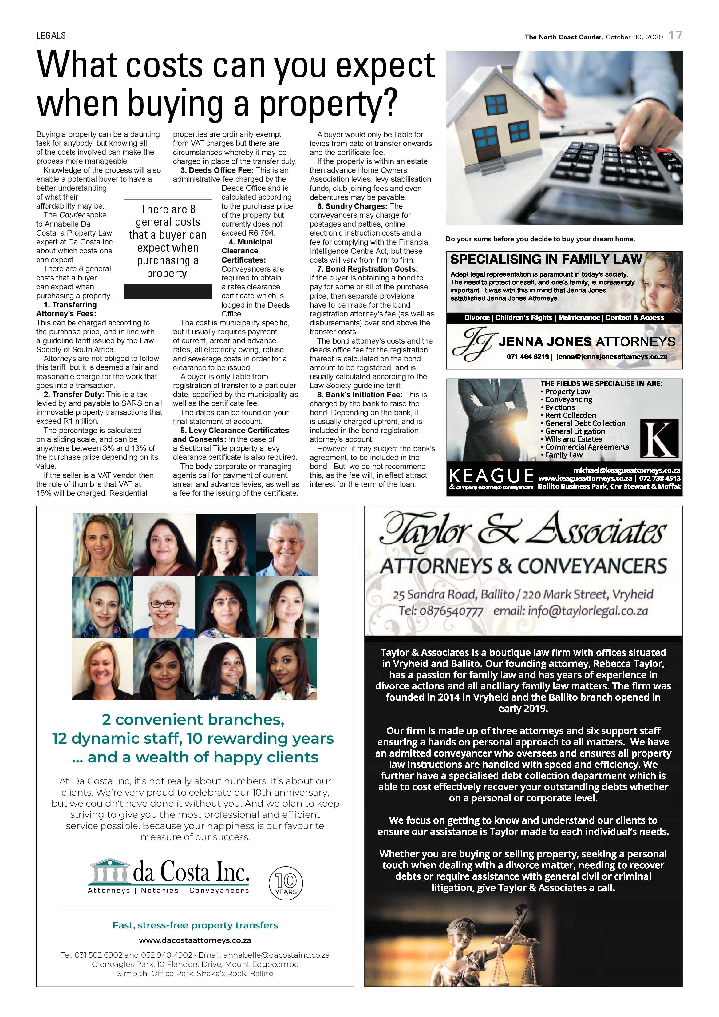 North Coast Courier 30 October 2020 page 17