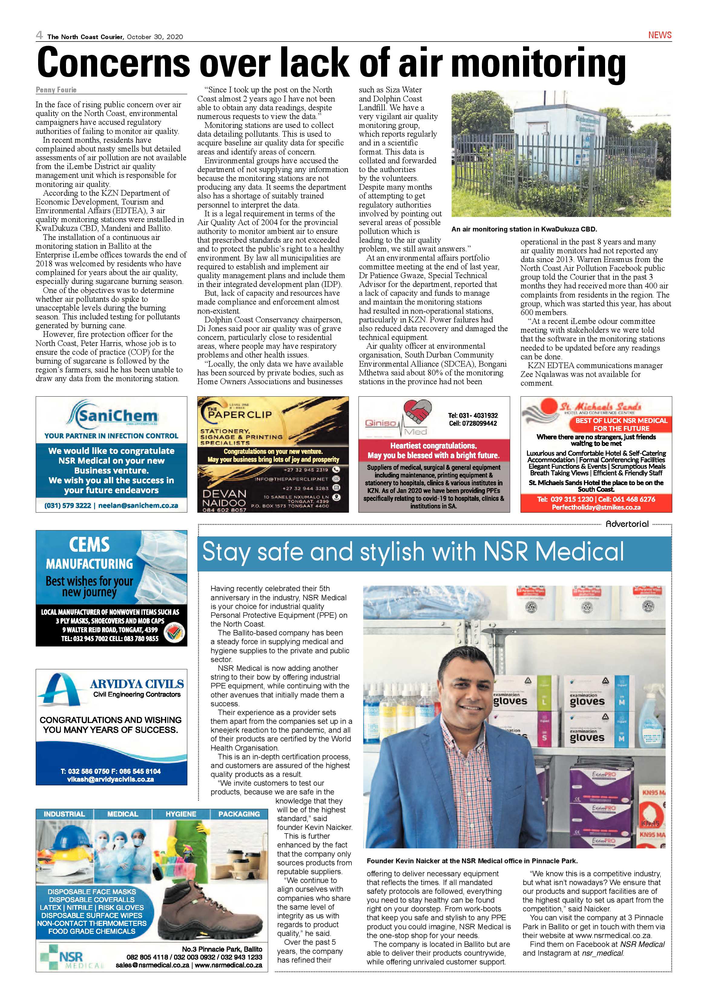 North Coast Courier 30 October 2020 page 4