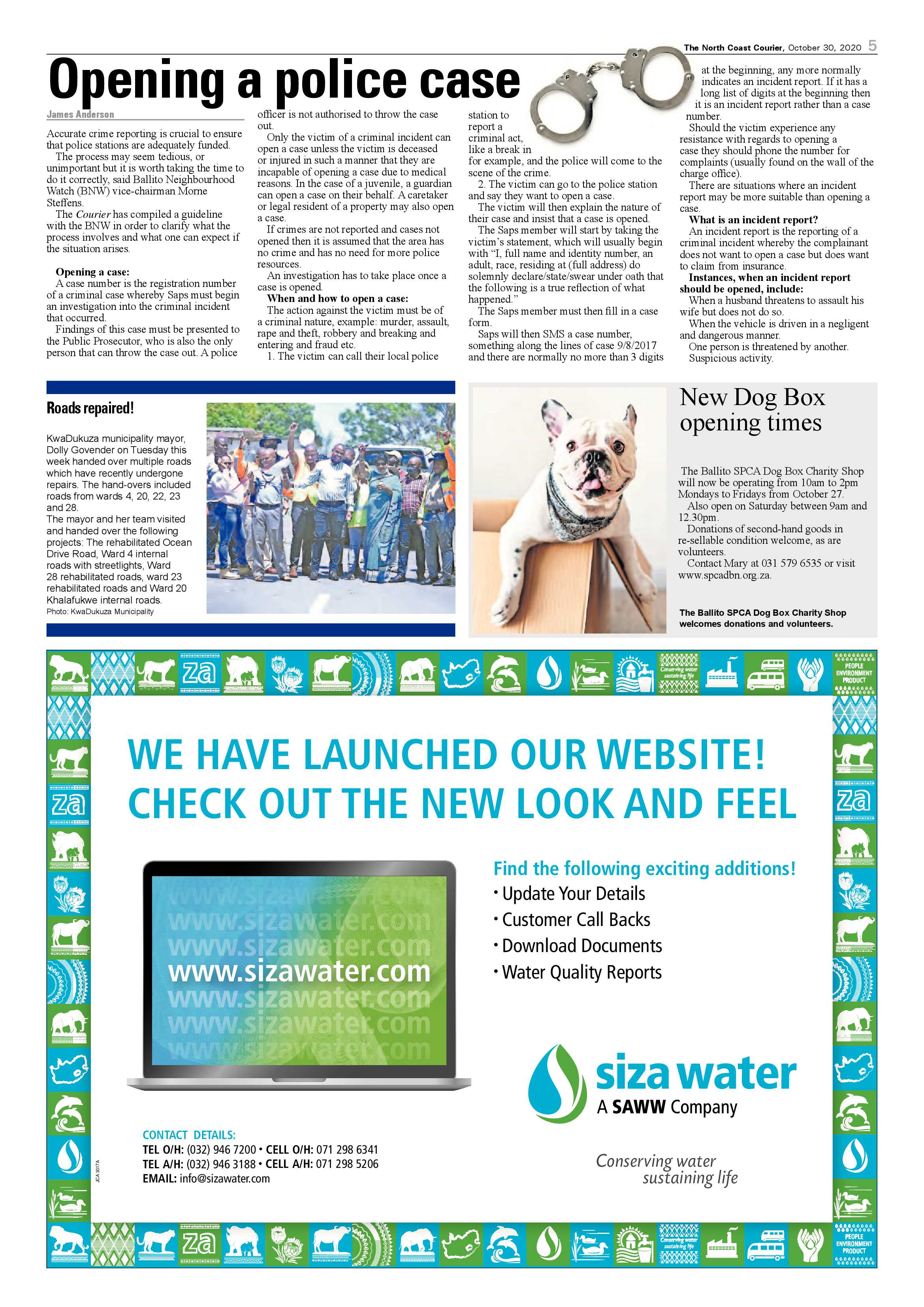North Coast Courier 30 October 2020 page 5