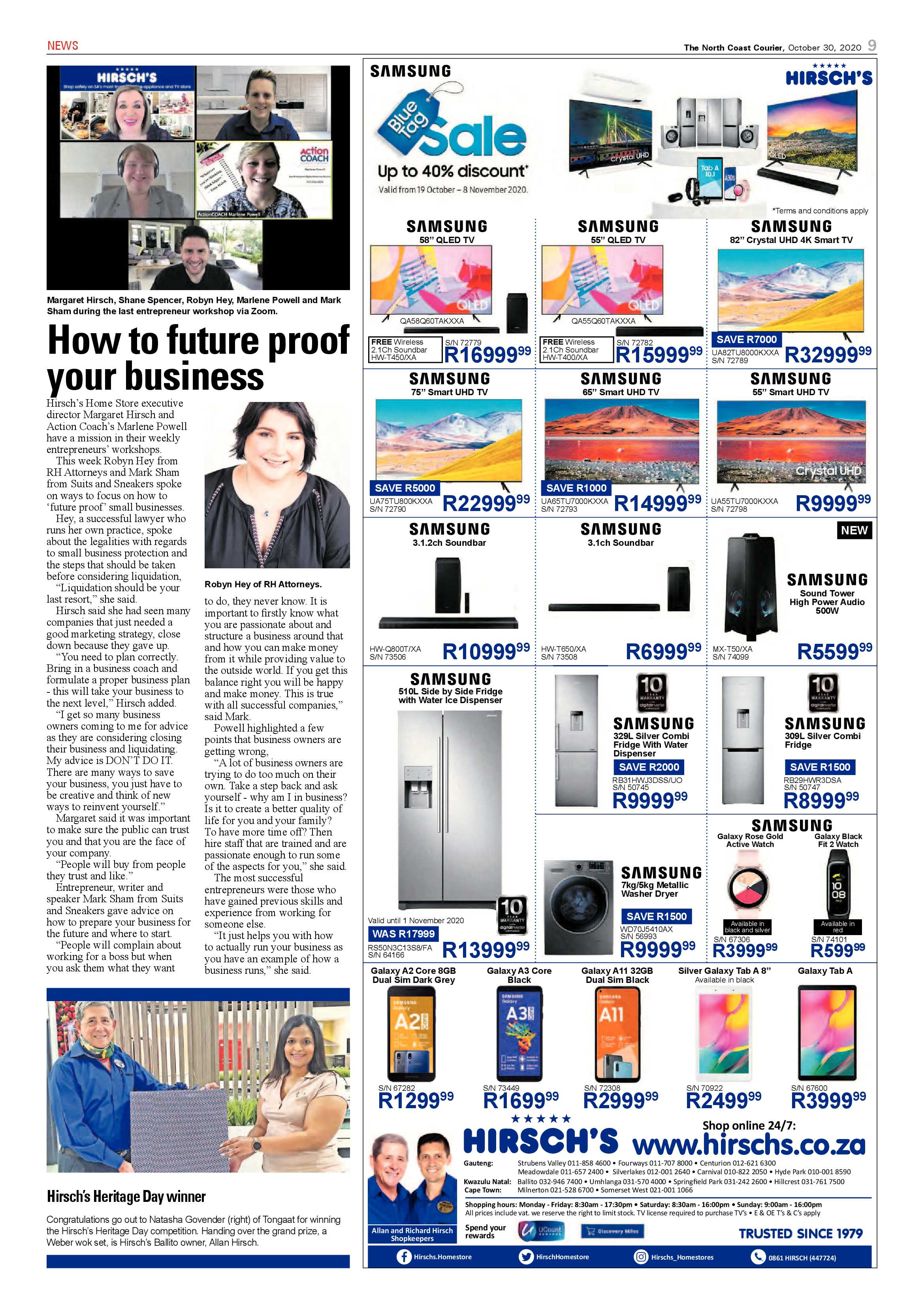 North Coast Courier 30 October 2020 page 9