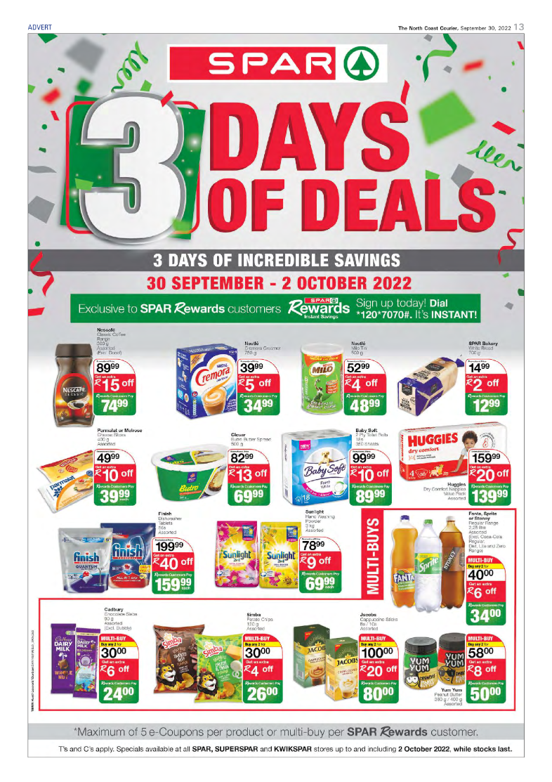 North Coast Courier 30 September 2022 page 13