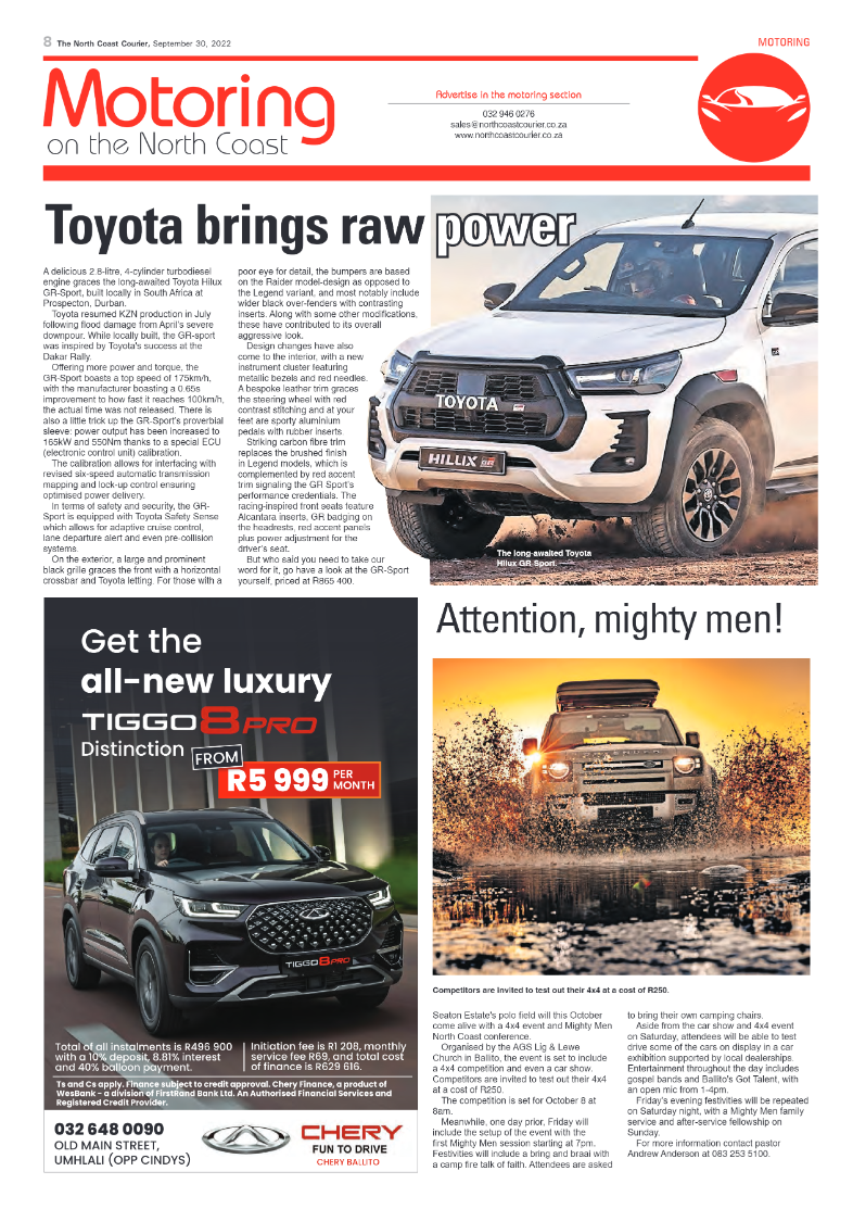 North Coast Courier 30 September 2022 page 8