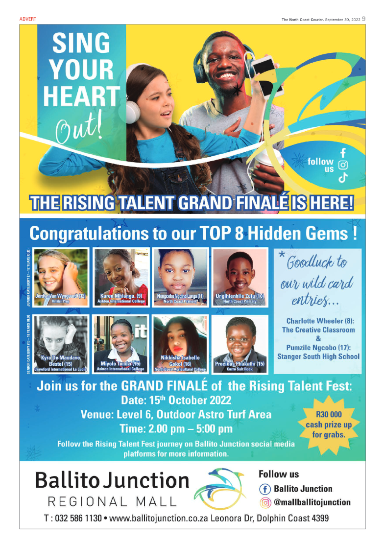 North Coast Courier 30 September 2022 page 9