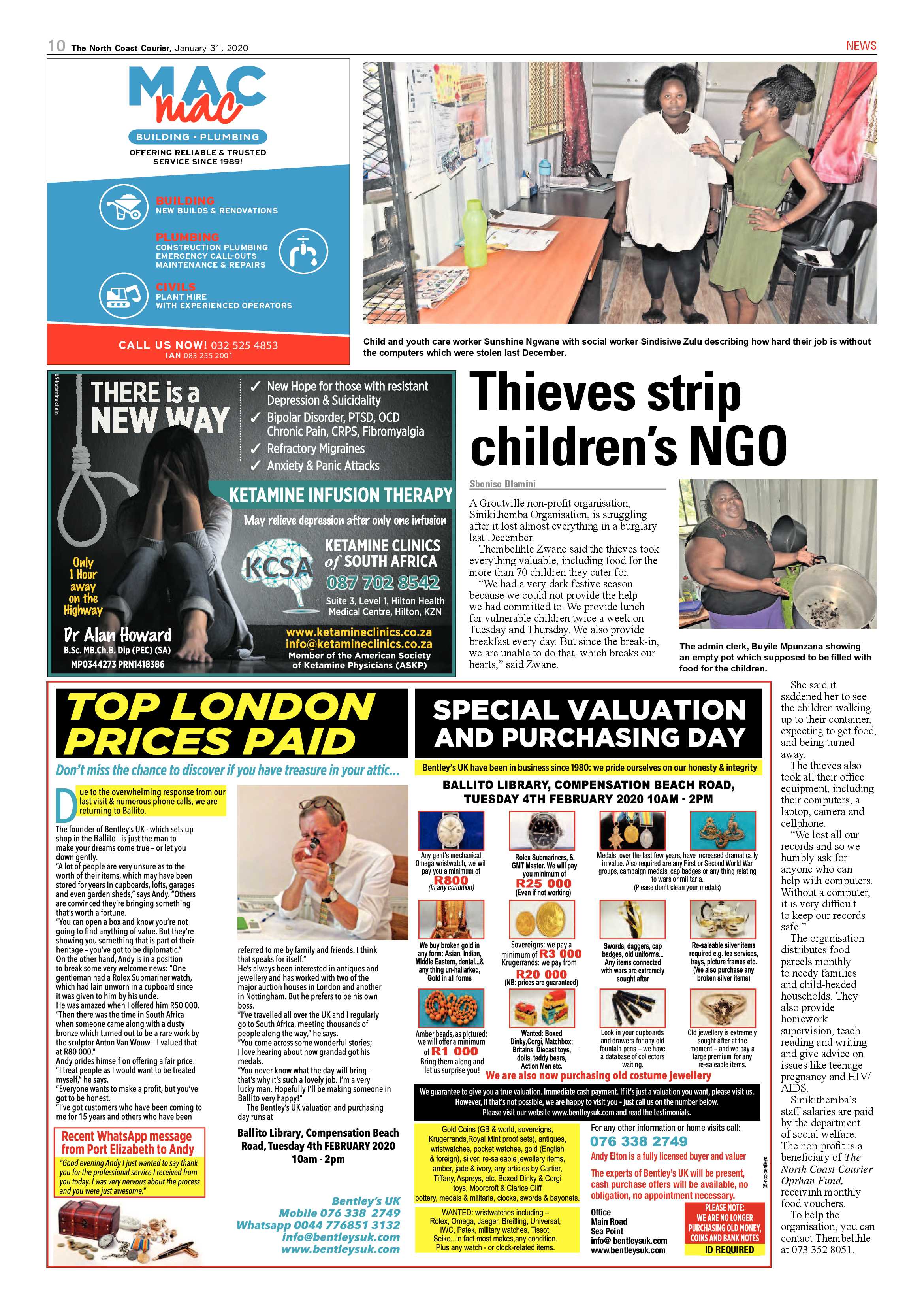 North Coast Courier 31 January 2020 page 10