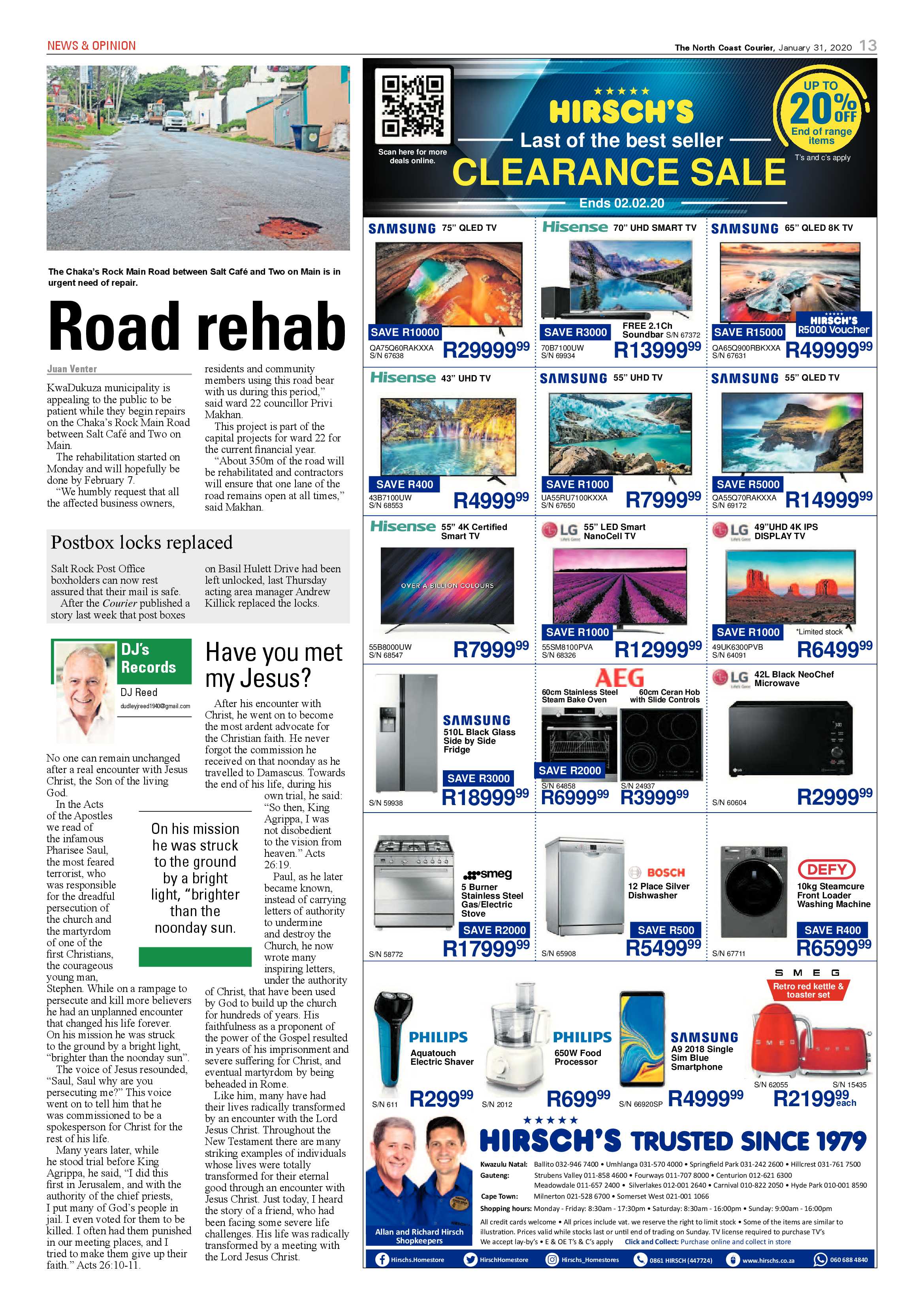 North Coast Courier 31 January 2020 page 13