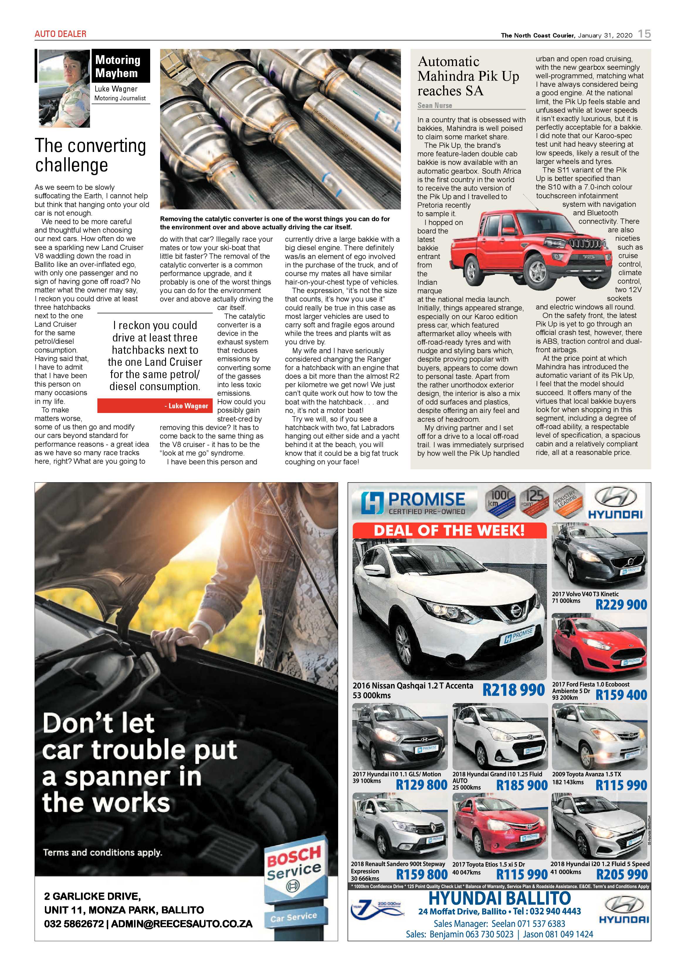 North Coast Courier 31 January 2020 page 15
