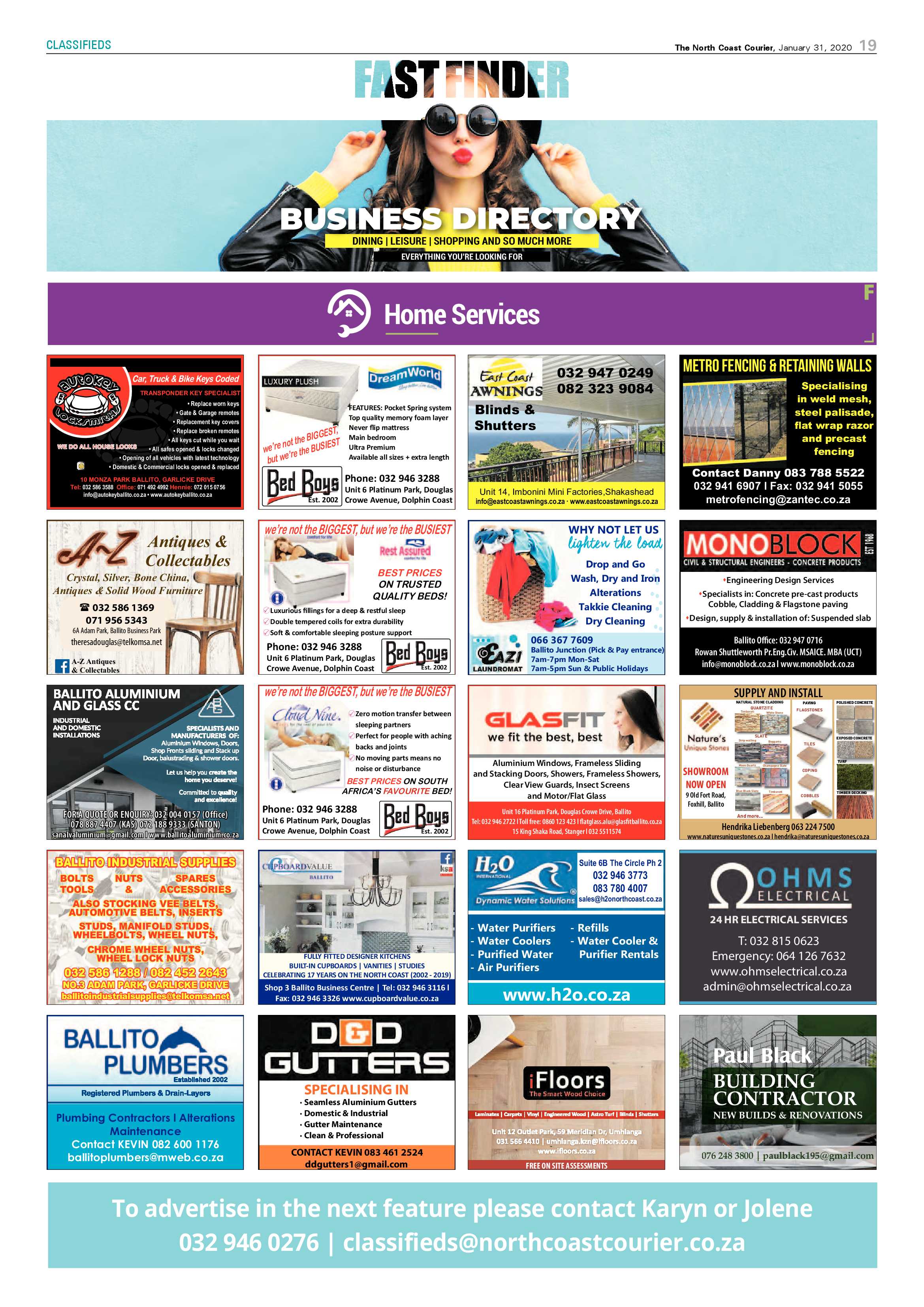 North Coast Courier 31 January 2020 page 19
