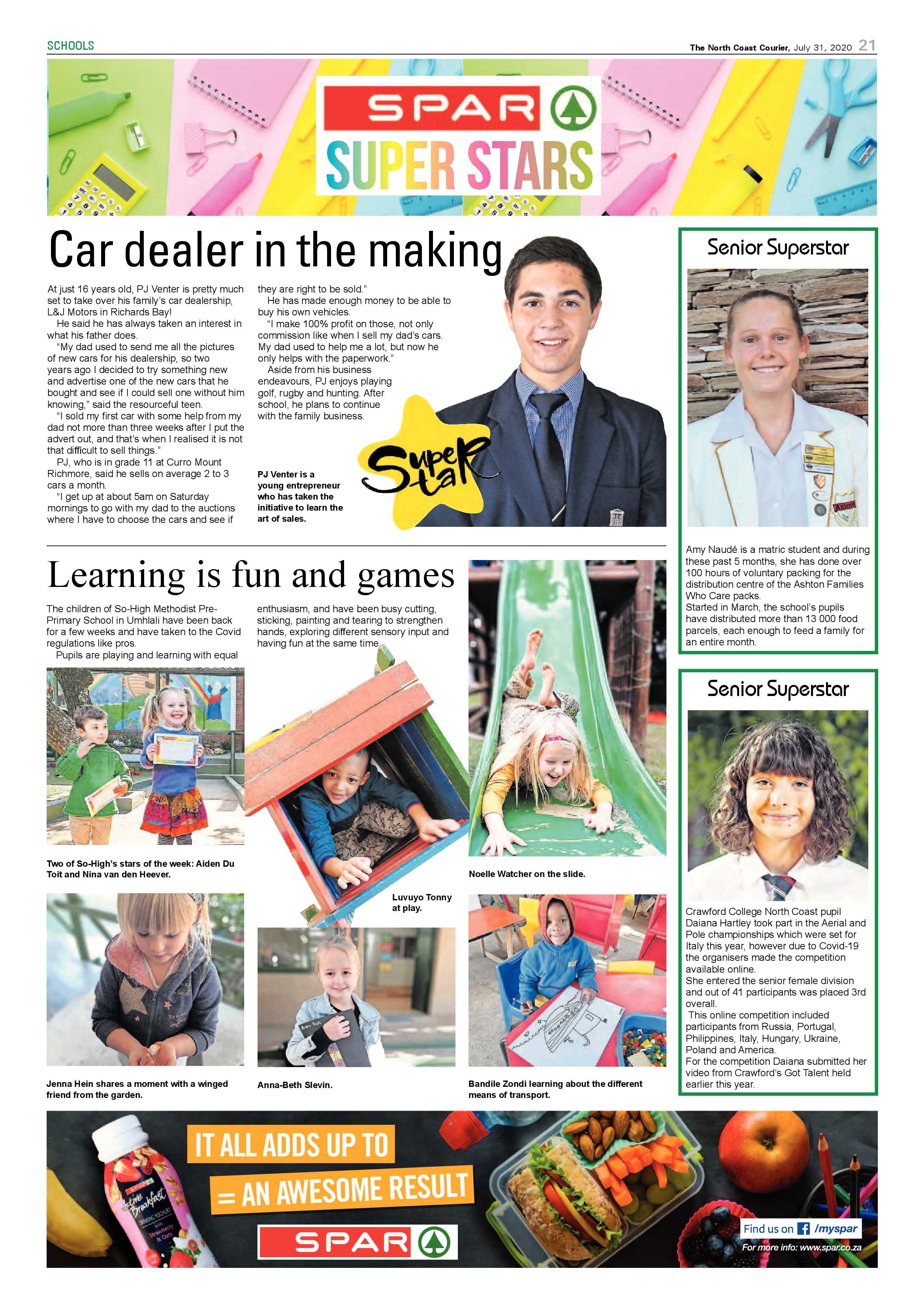 North Coast Courier 31 July 2020 page 21