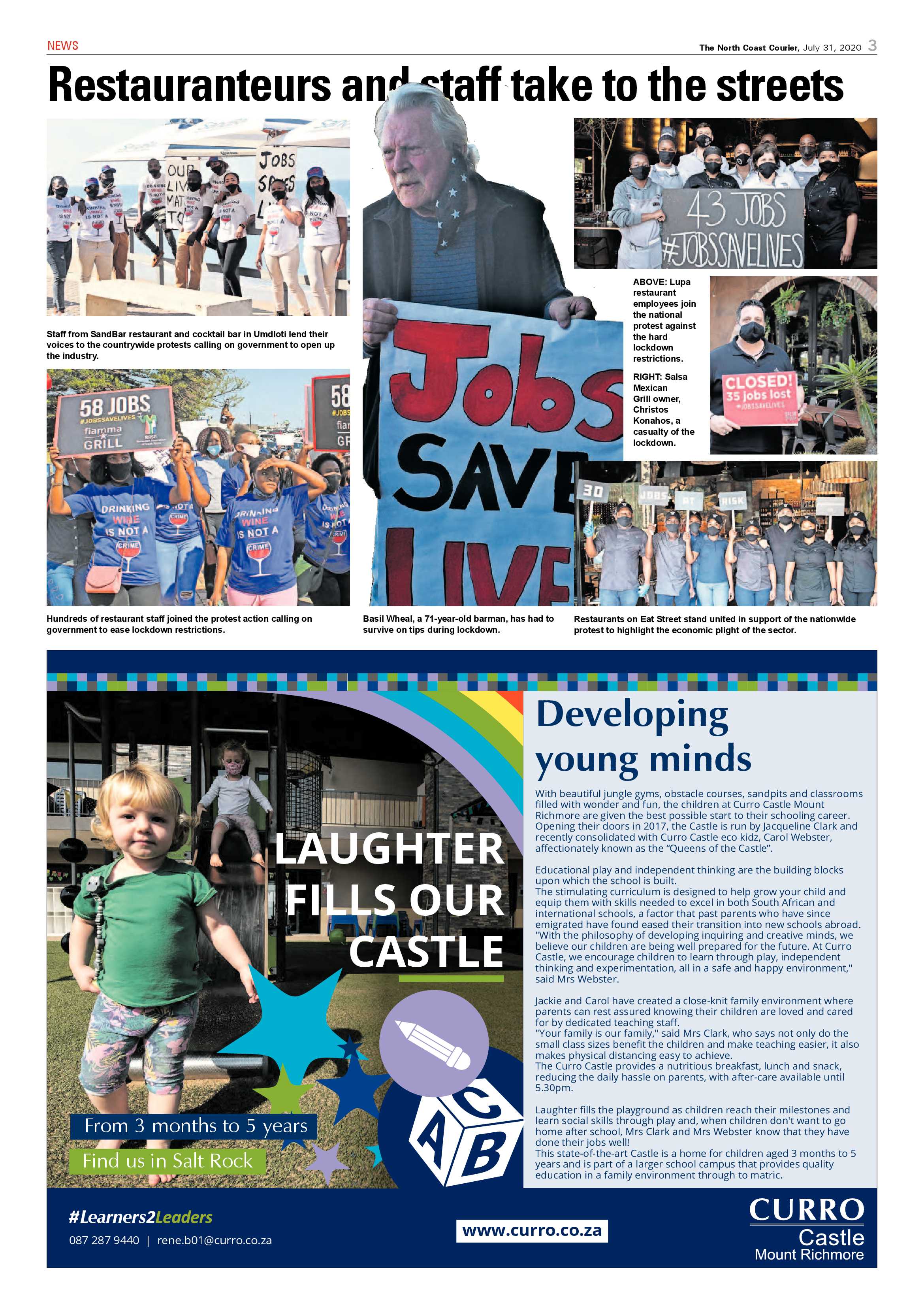 North Coast Courier 31 July 2020 page 3