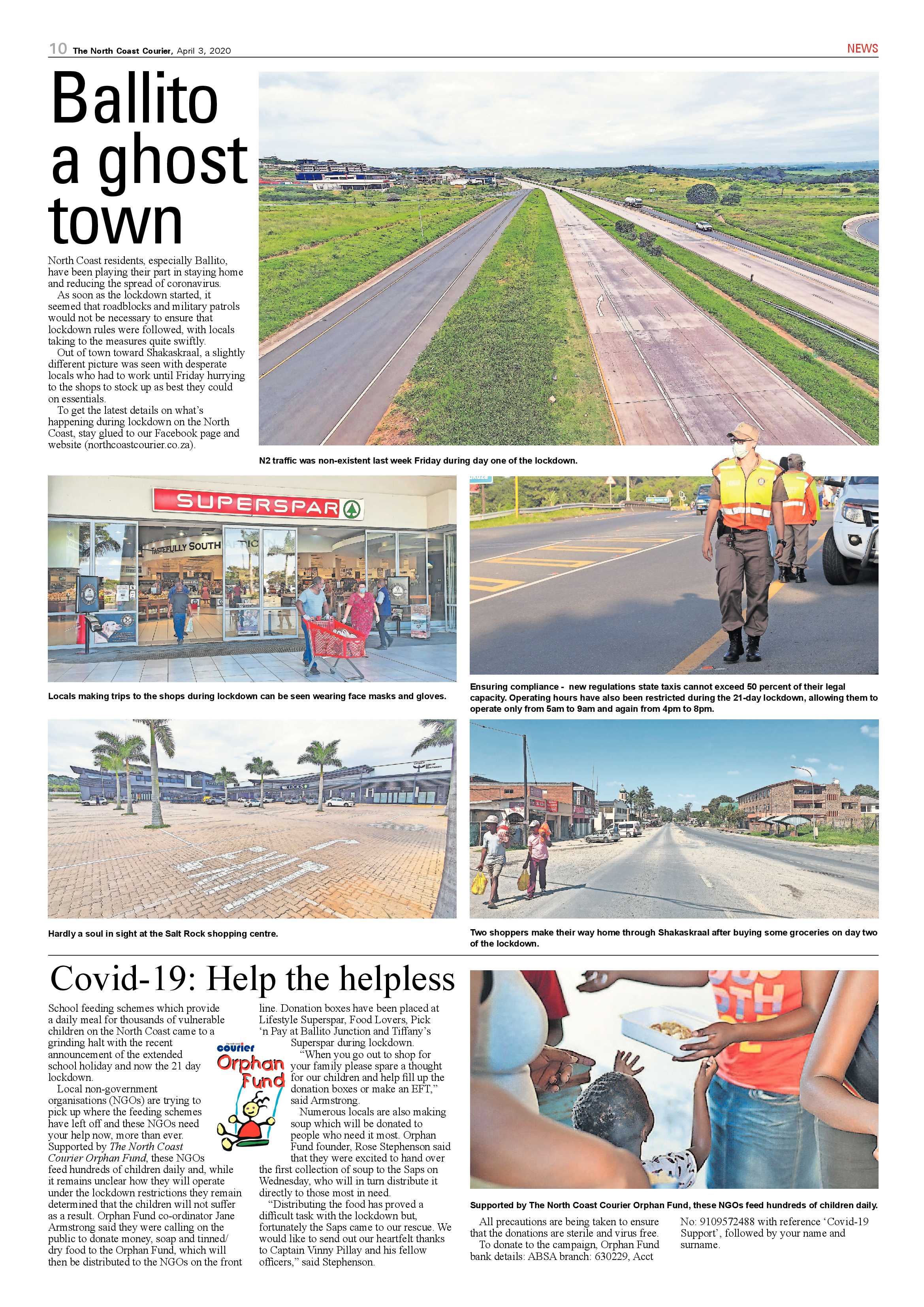 North Coast Courier 3 April 2020 page 10