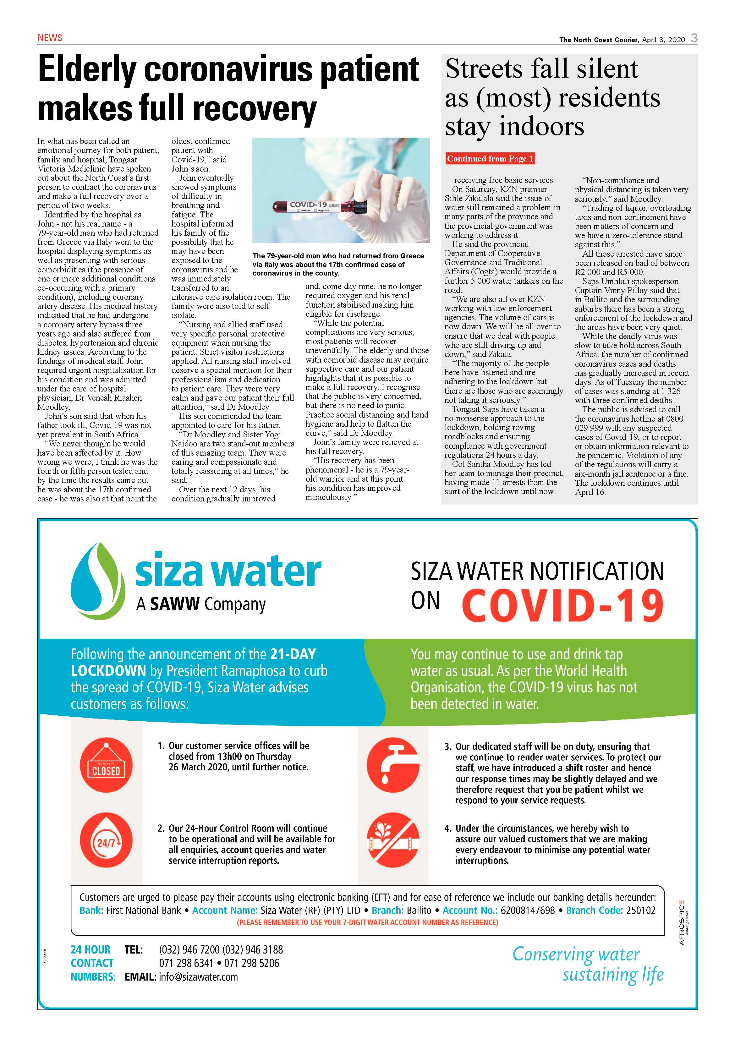 North Coast Courier 3 April 2020 page 3