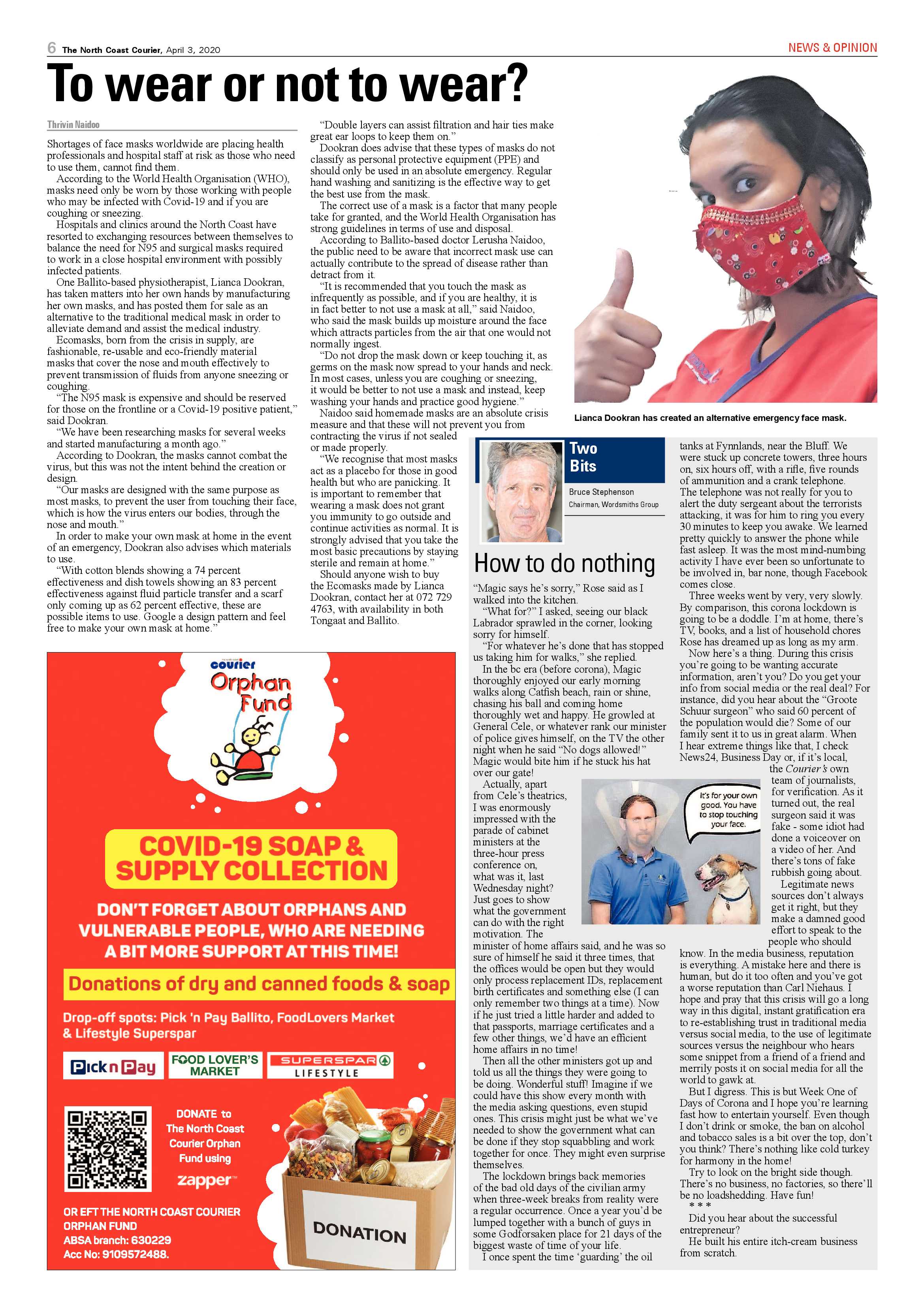 North Coast Courier 3 April 2020 page 6