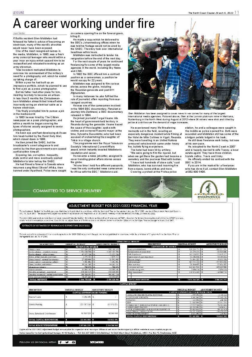 North Coast Courier 4 March 2022 page 11