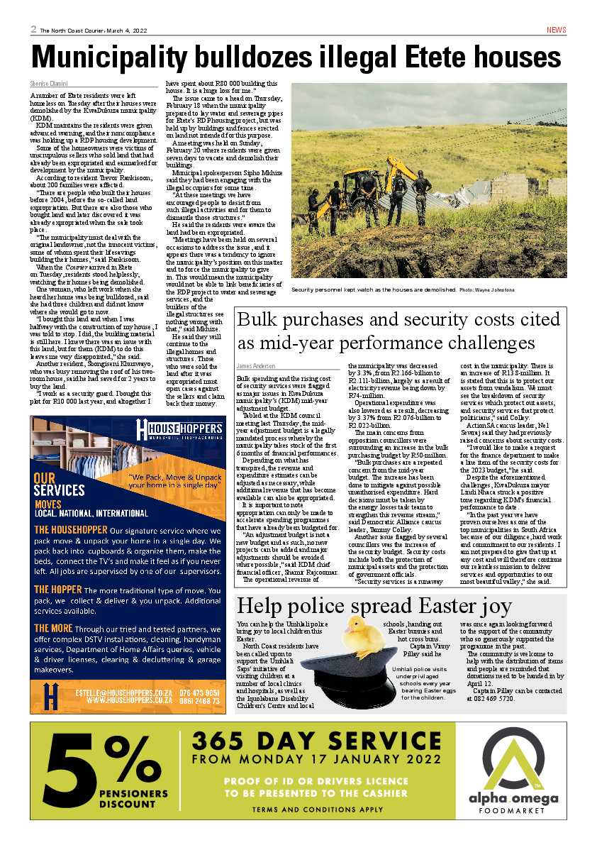 North Coast Courier 4 March 2022 page 2