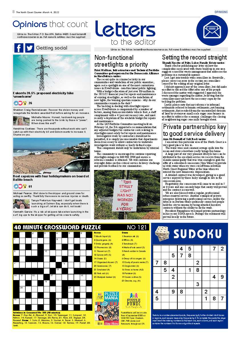 North Coast Courier 4 March 2022 page 8