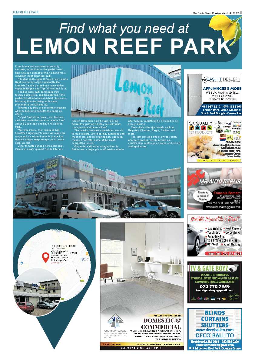 North Coast Courier 4 March 2022 page 9