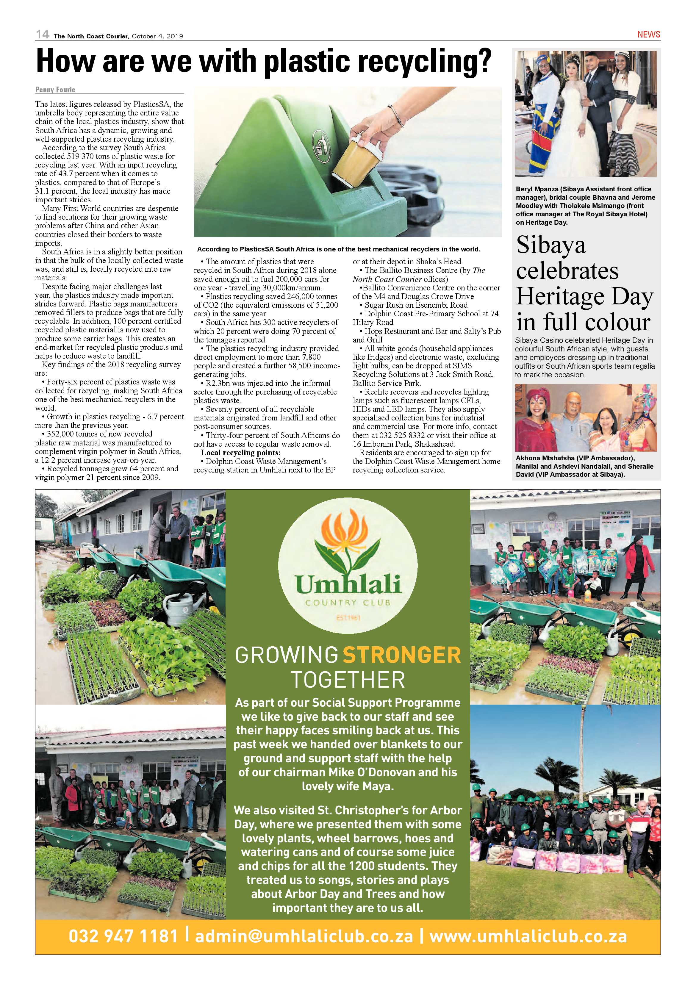 North Coast Courier 4 October 2019 page 14