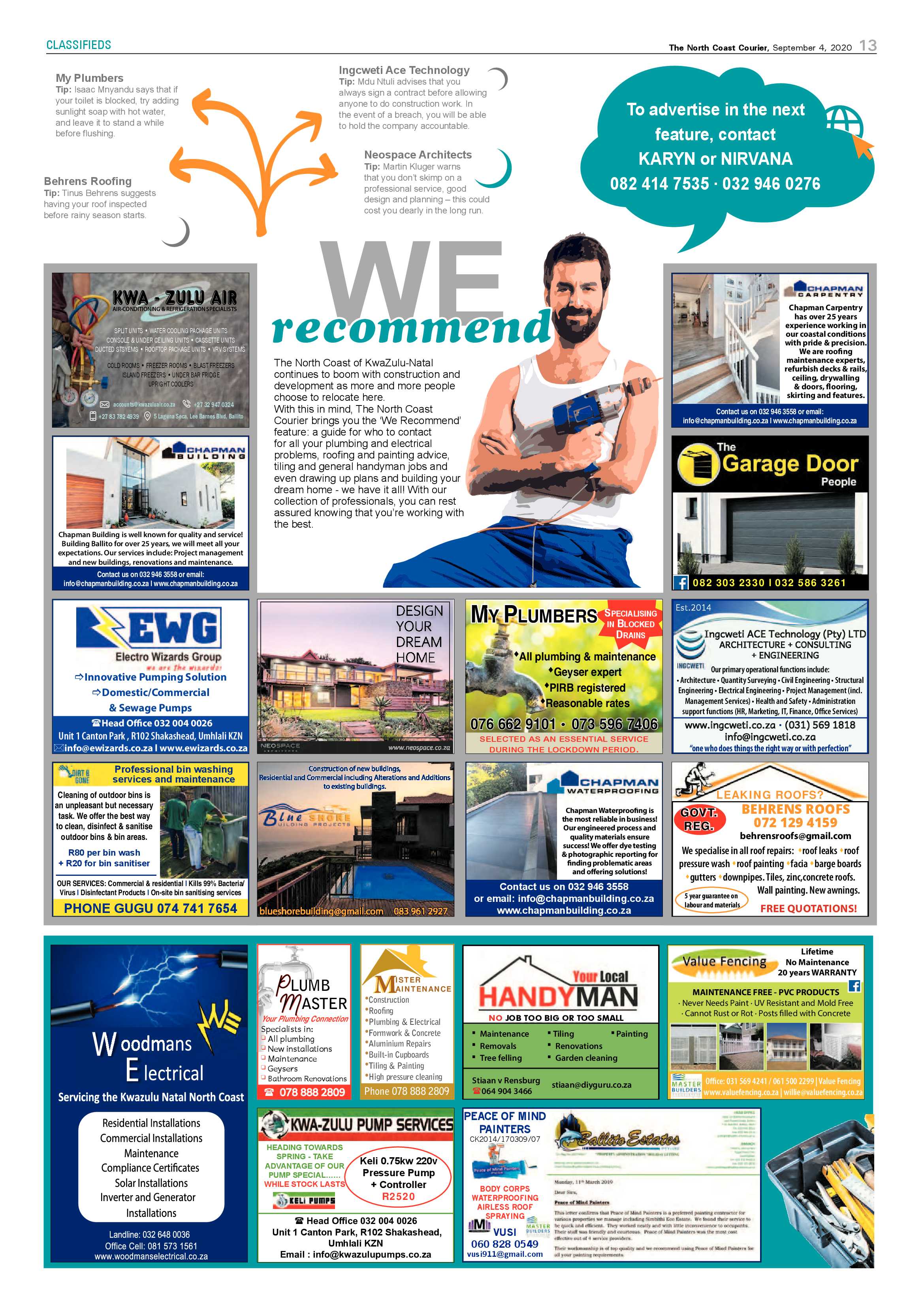 North Coast Courier 4 September 2020 page 13
