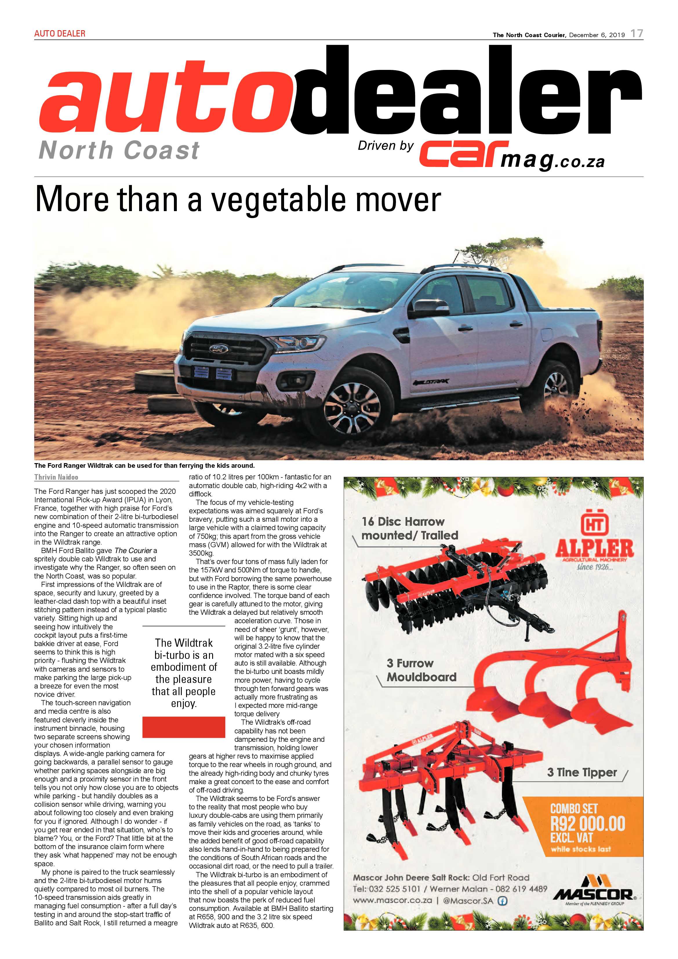 North Coast Courier 6 December 2019 page 16