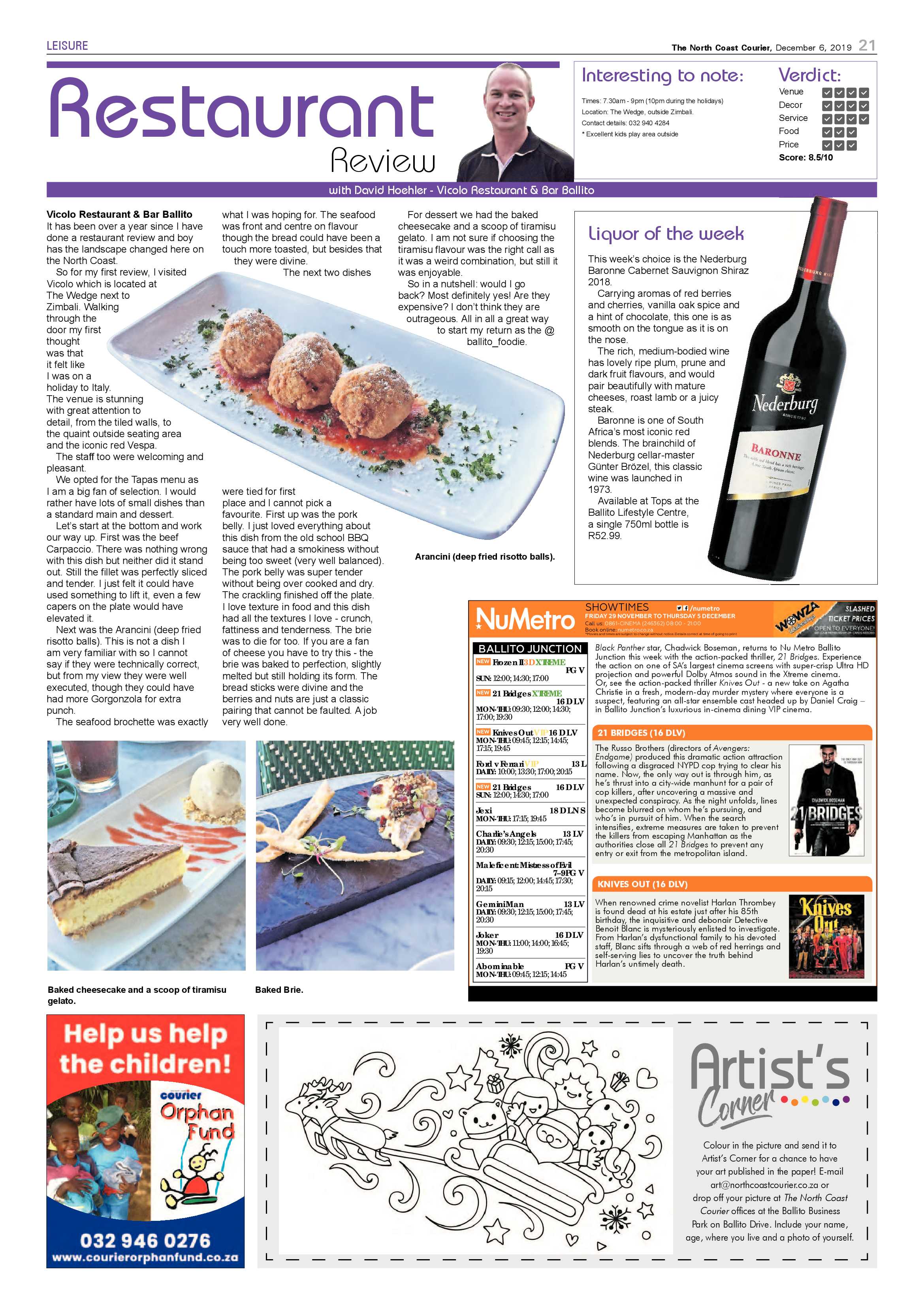 North Coast Courier 6 December 2019 page 20