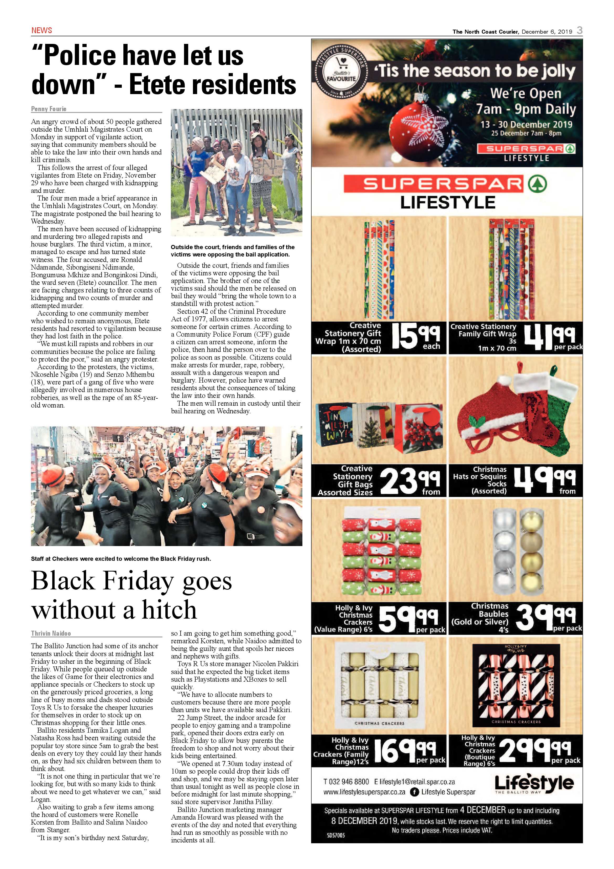 North Coast Courier 6 December 2019 page 3
