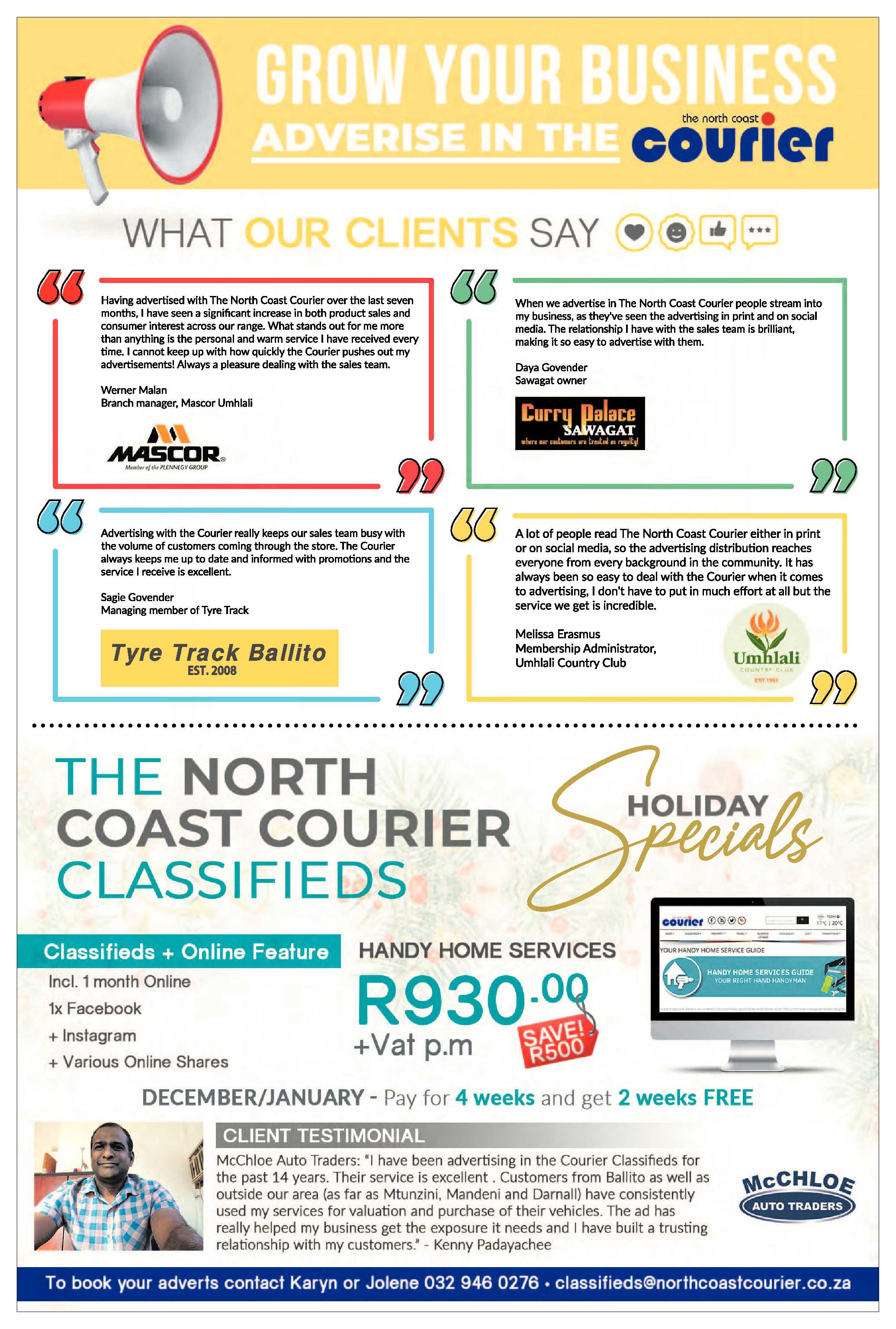 North Coast Courier 6 December 2019 page 31
