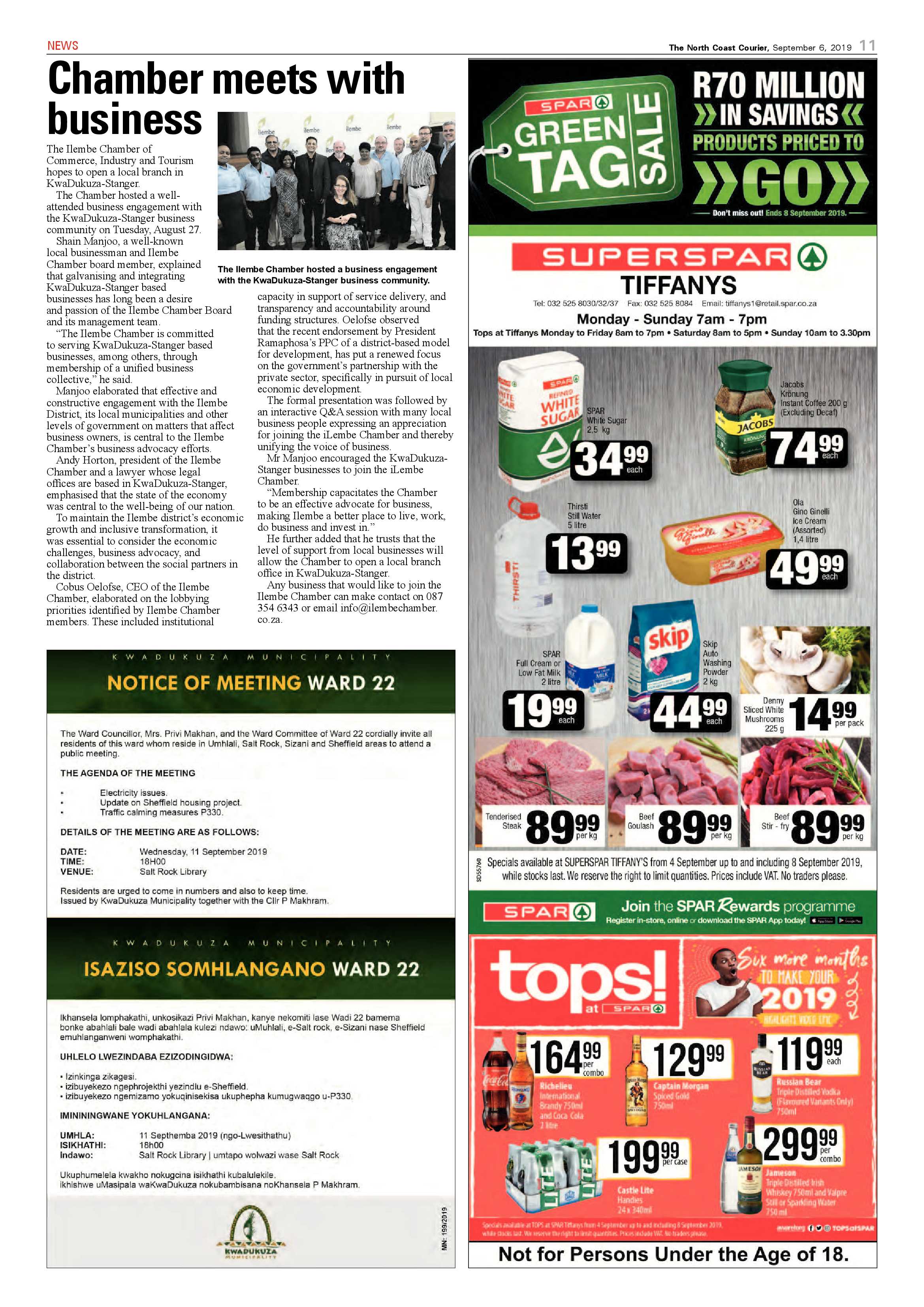 North Coast Courier 6 September 2019 page 11