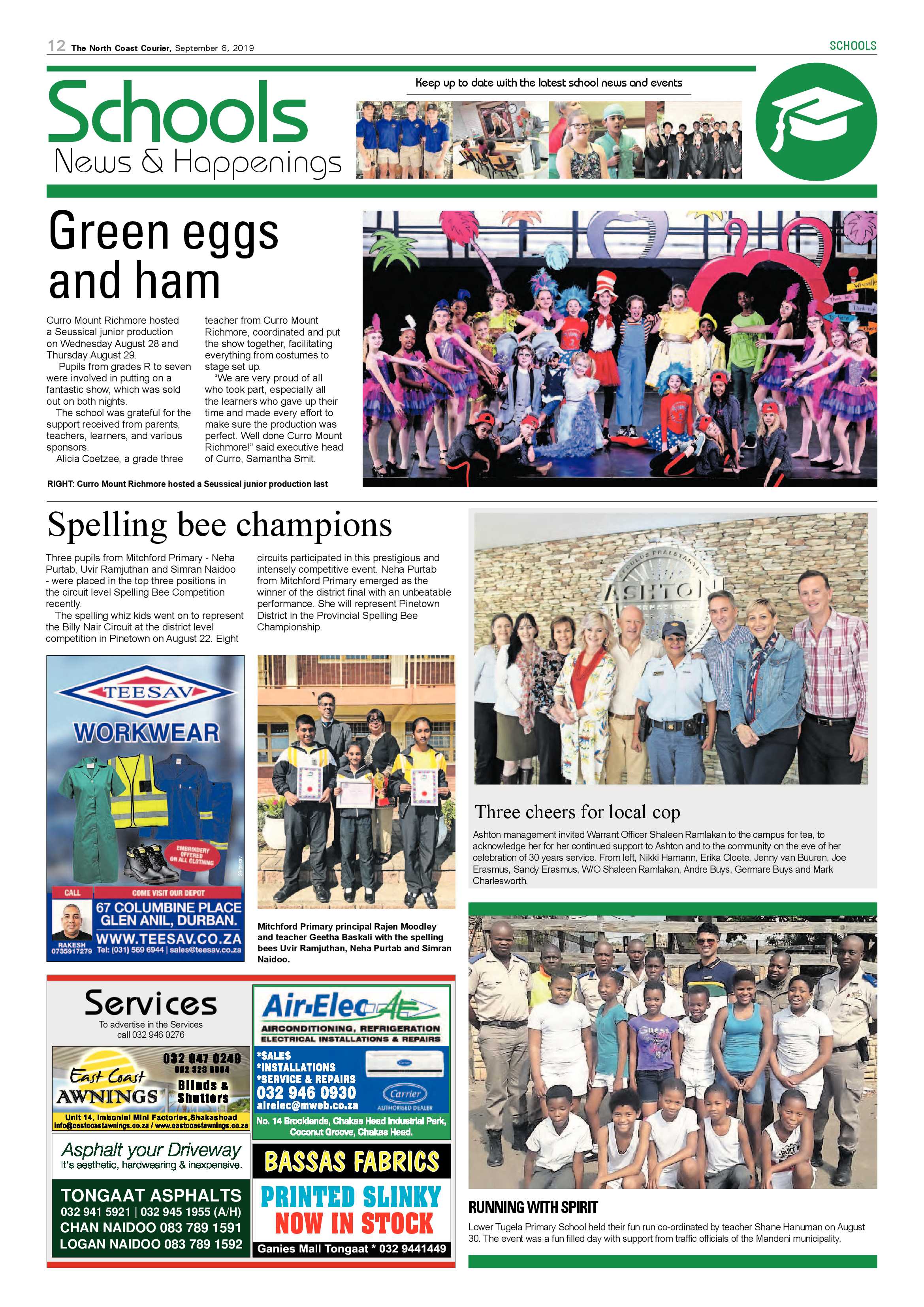 North Coast Courier 6 September 2019 page 12