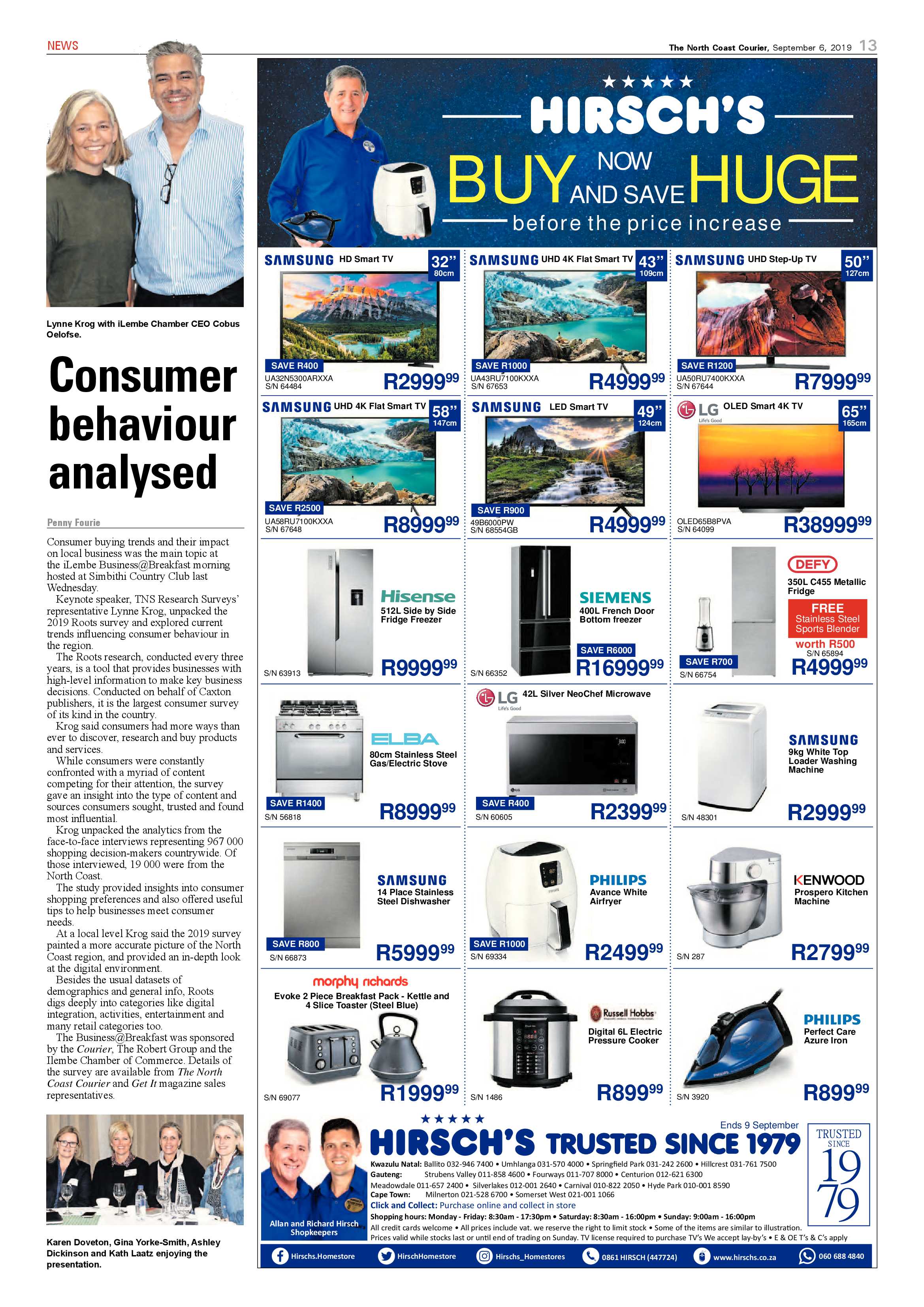 North Coast Courier 6 September 2019 page 13