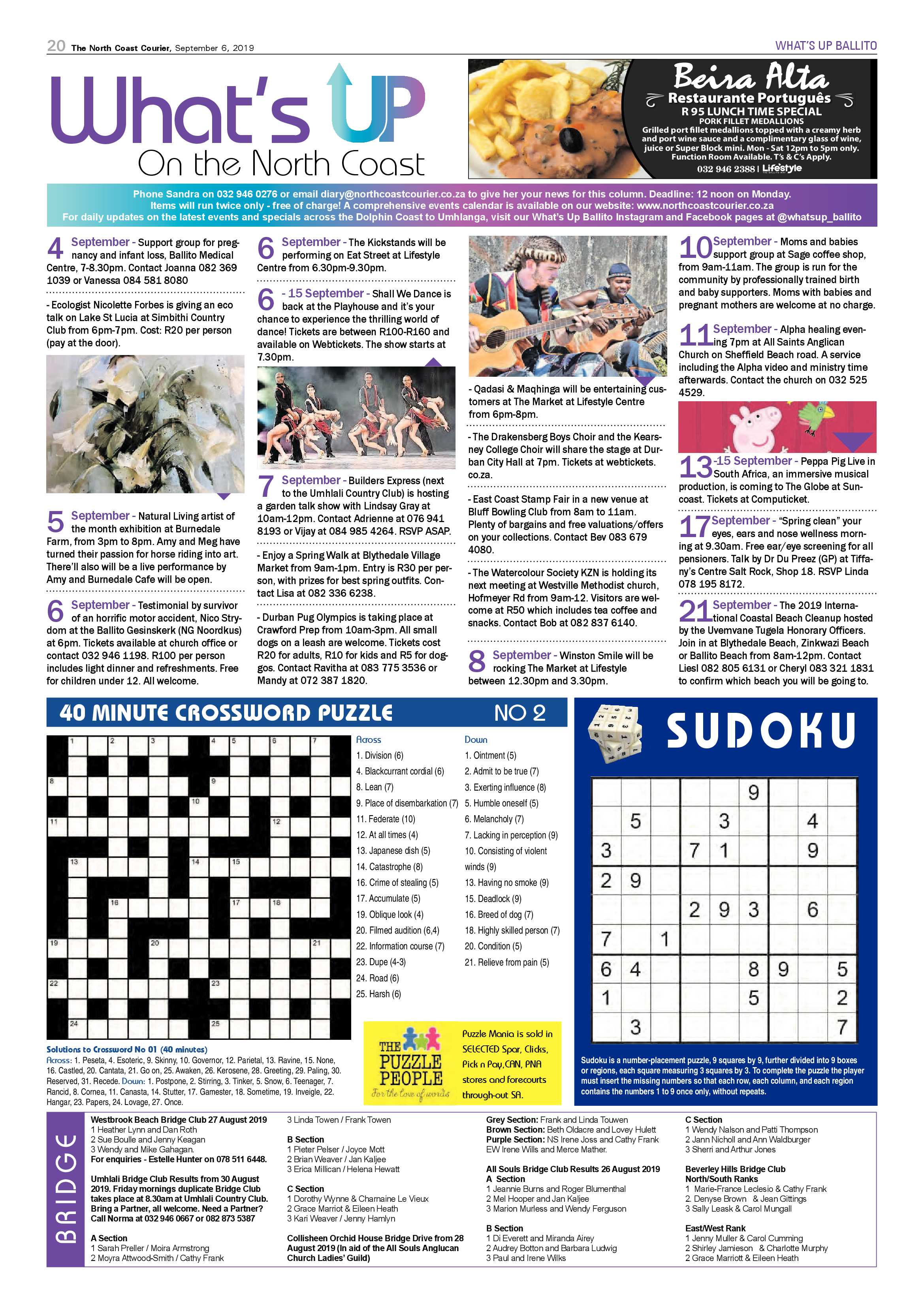 North Coast Courier 6 September 2019 page 20