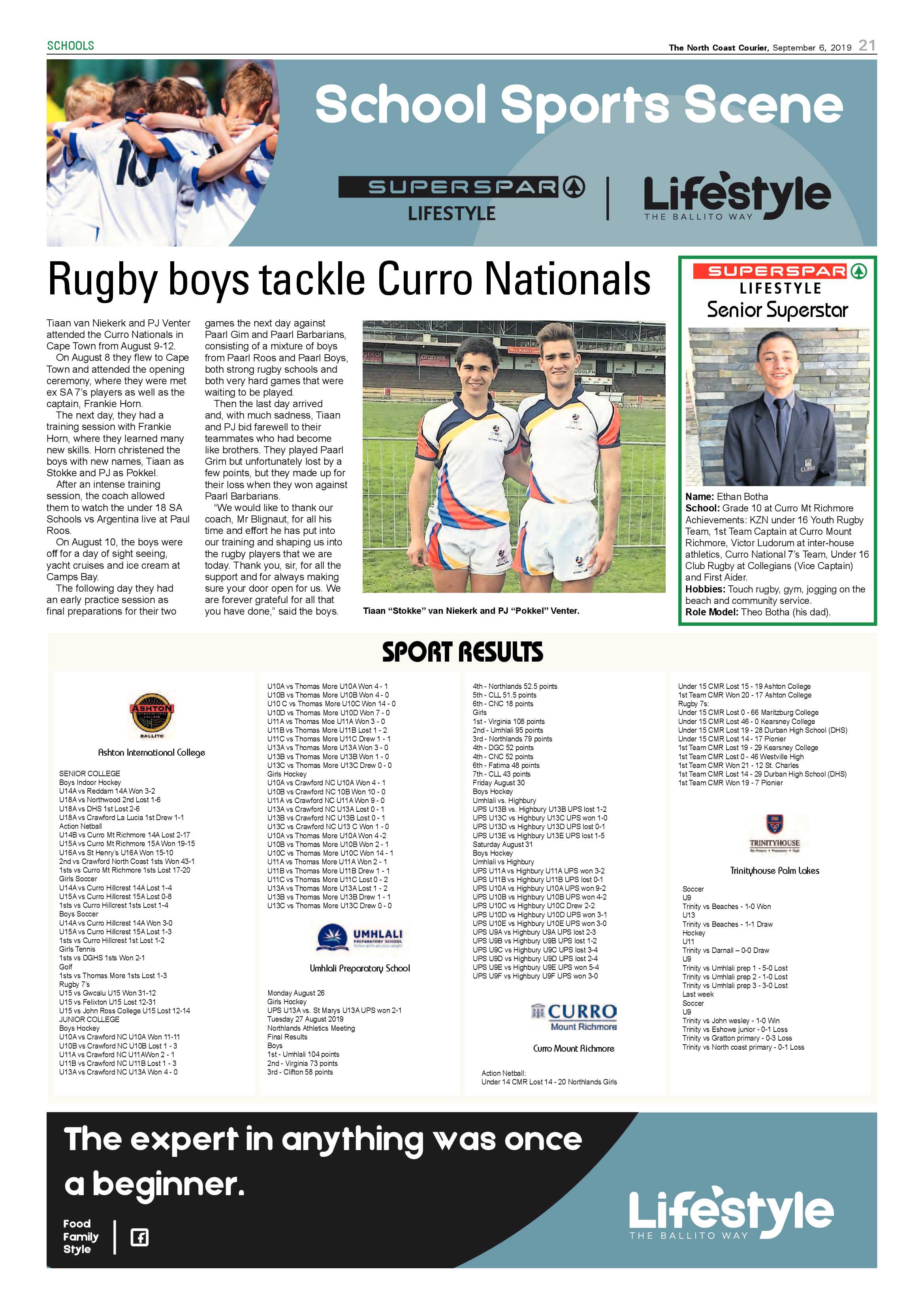 North Coast Courier 6 September 2019 page 21