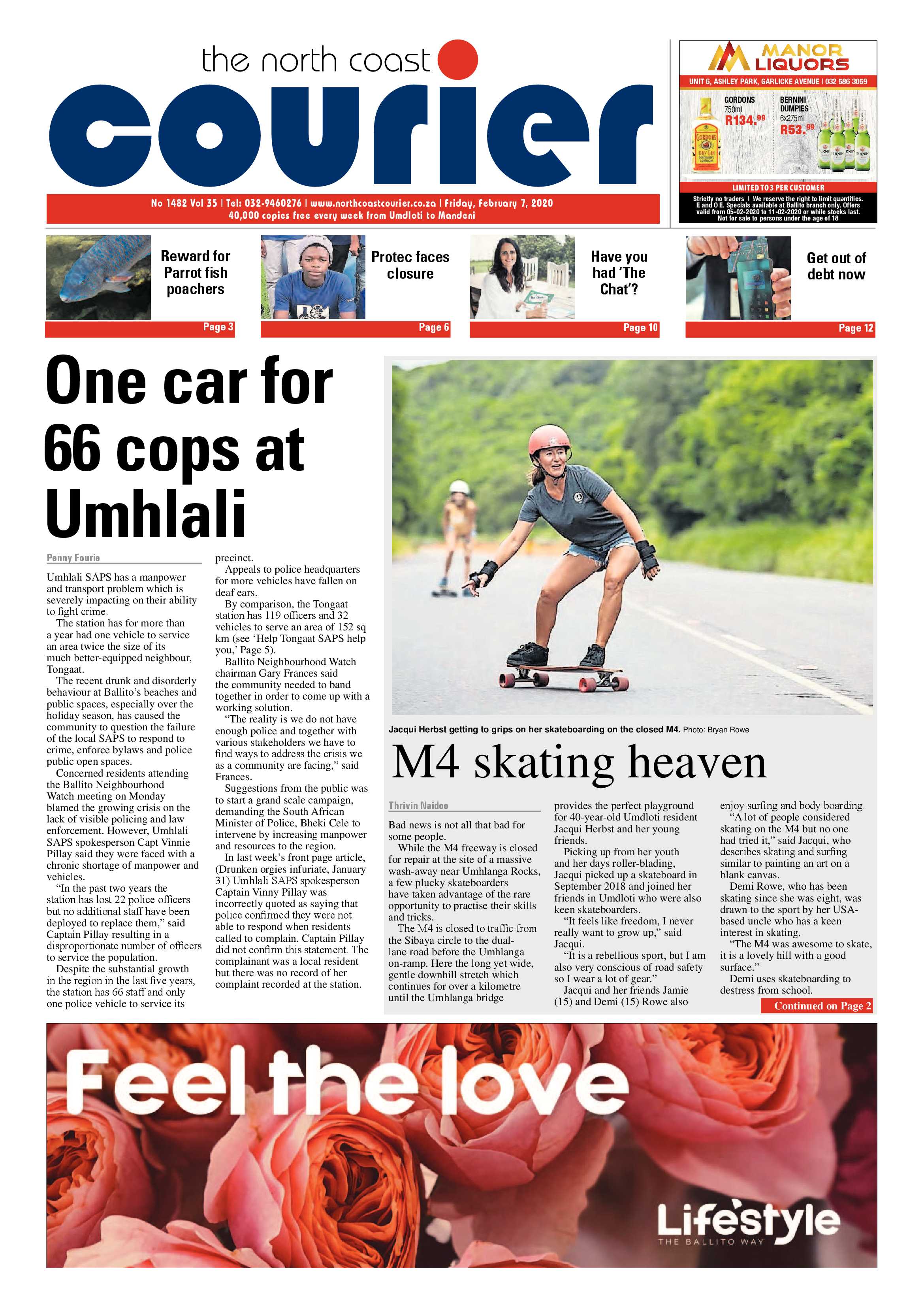 North Coast Courier 7 February 2020 page 1