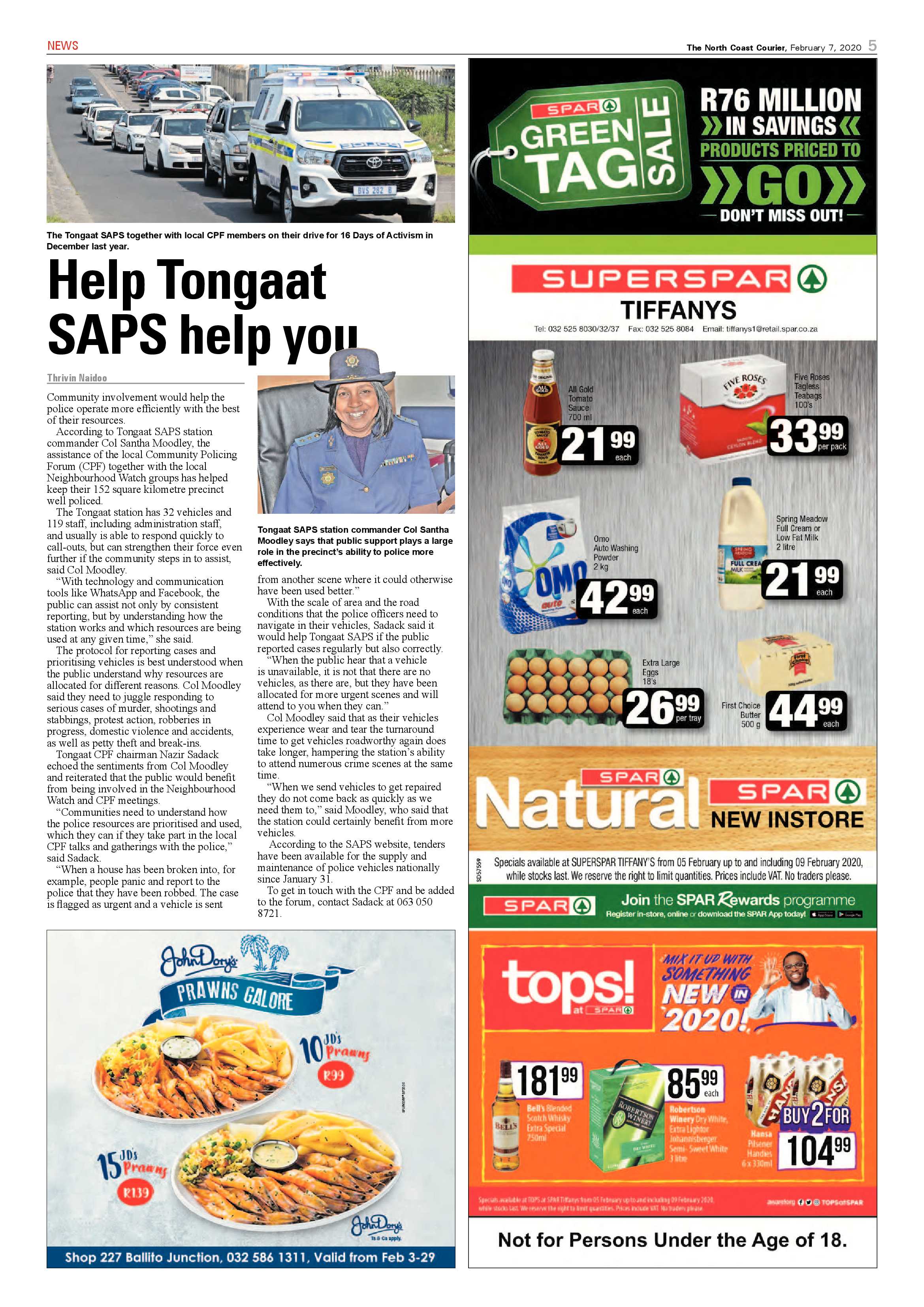 North Coast Courier 7 February 2020 page 5