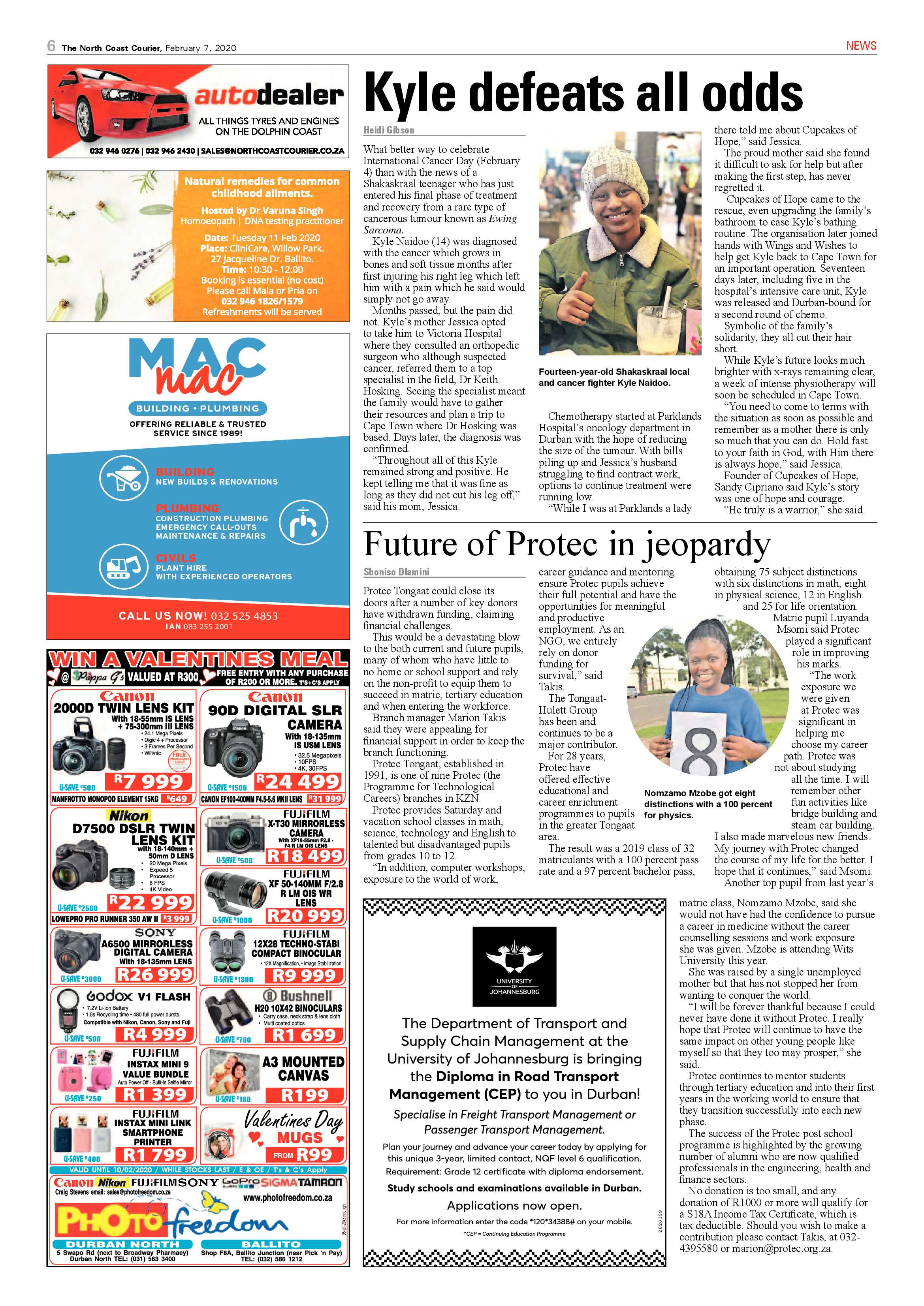 North Coast Courier 7 February 2020 page 6