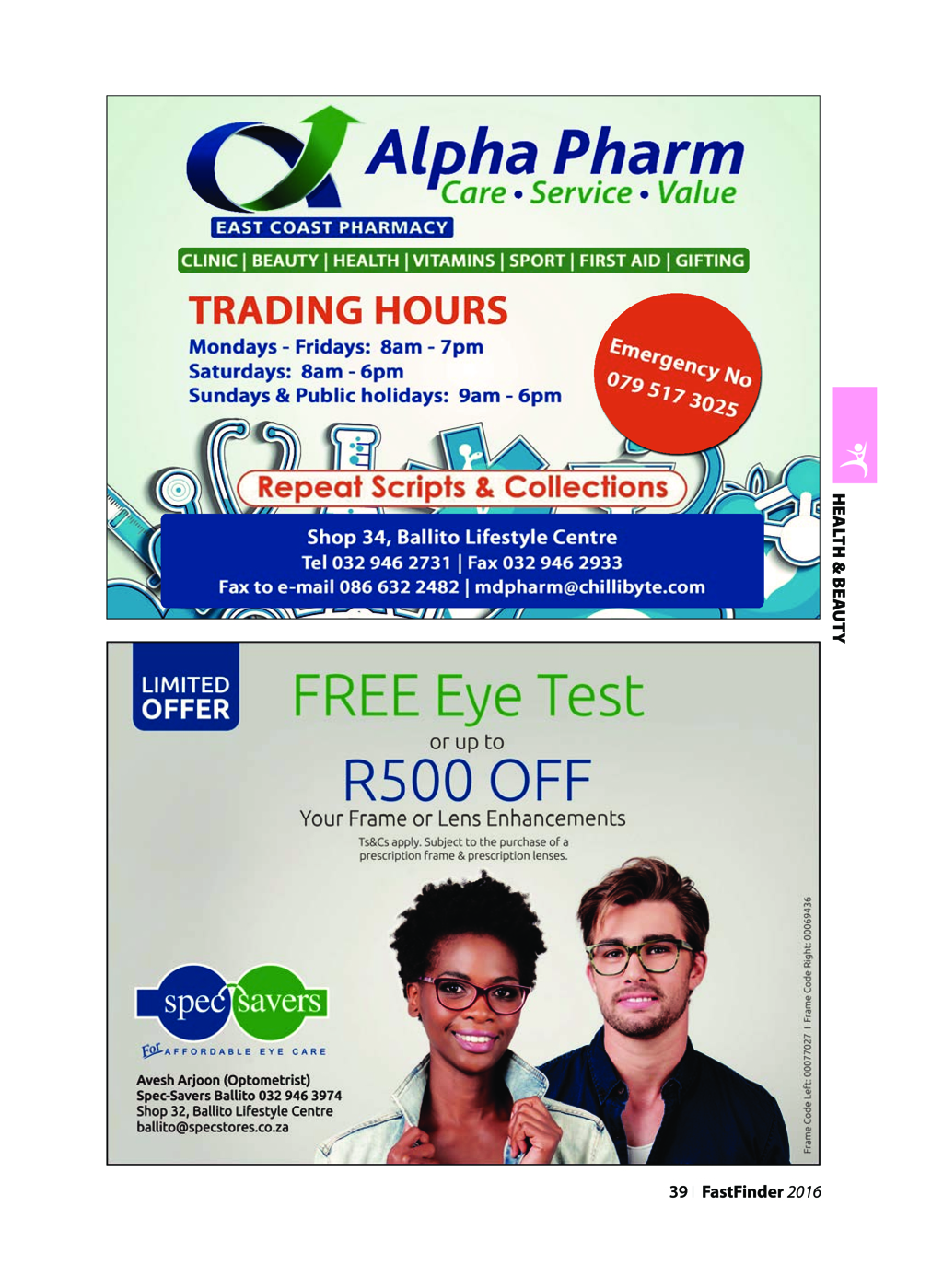 Fast Finder July – December 2016 page 43