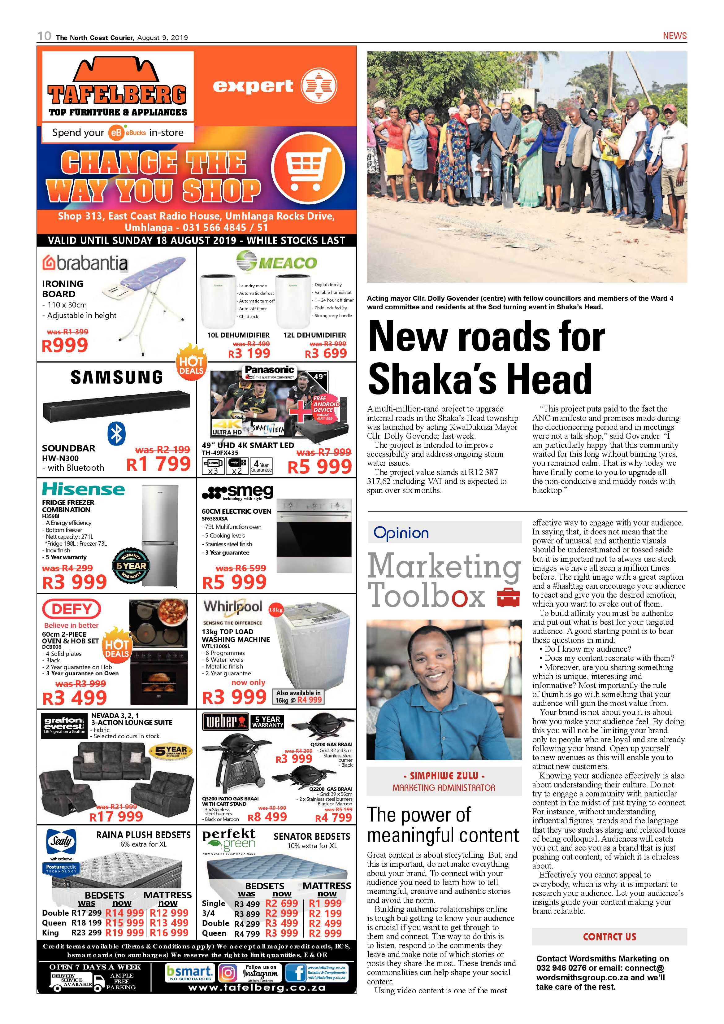 North  Coast Courier 9 August page 10
