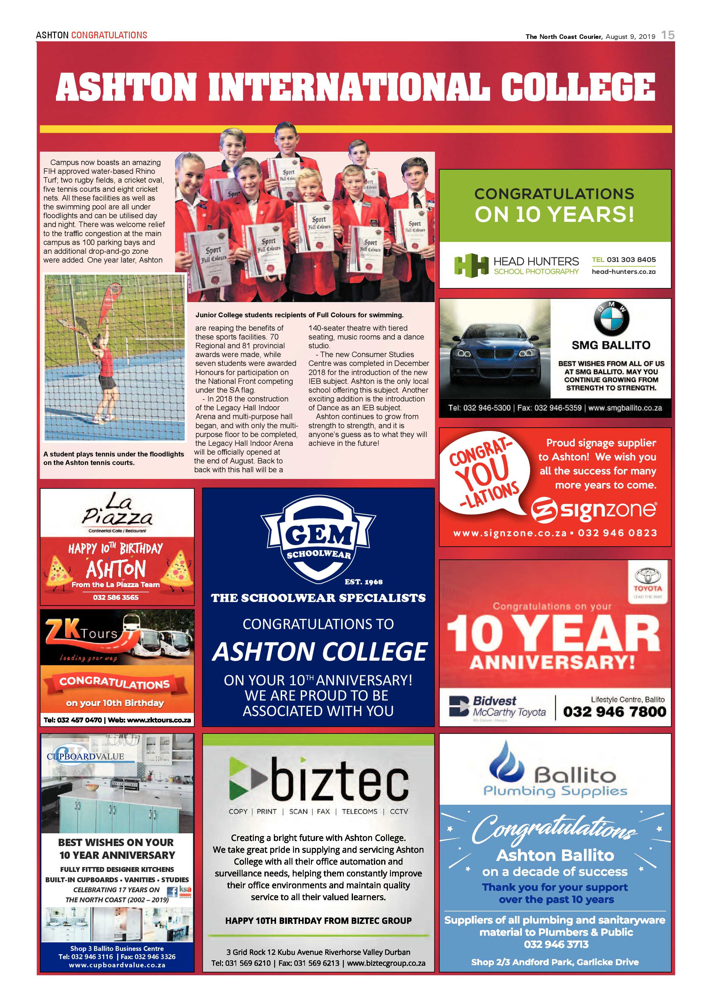 North  Coast Courier 9 August page 15