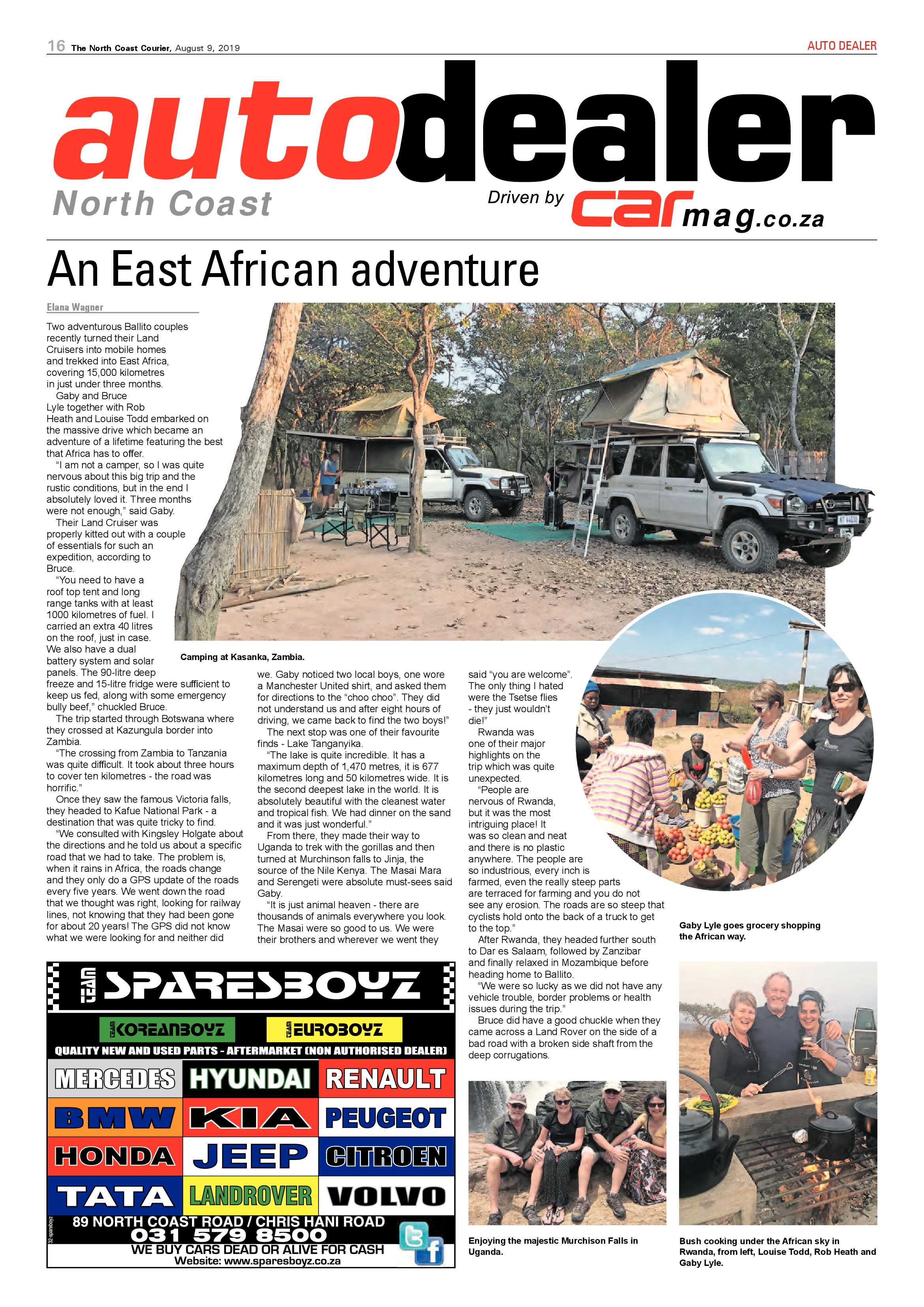 North  Coast Courier 9 August page 16