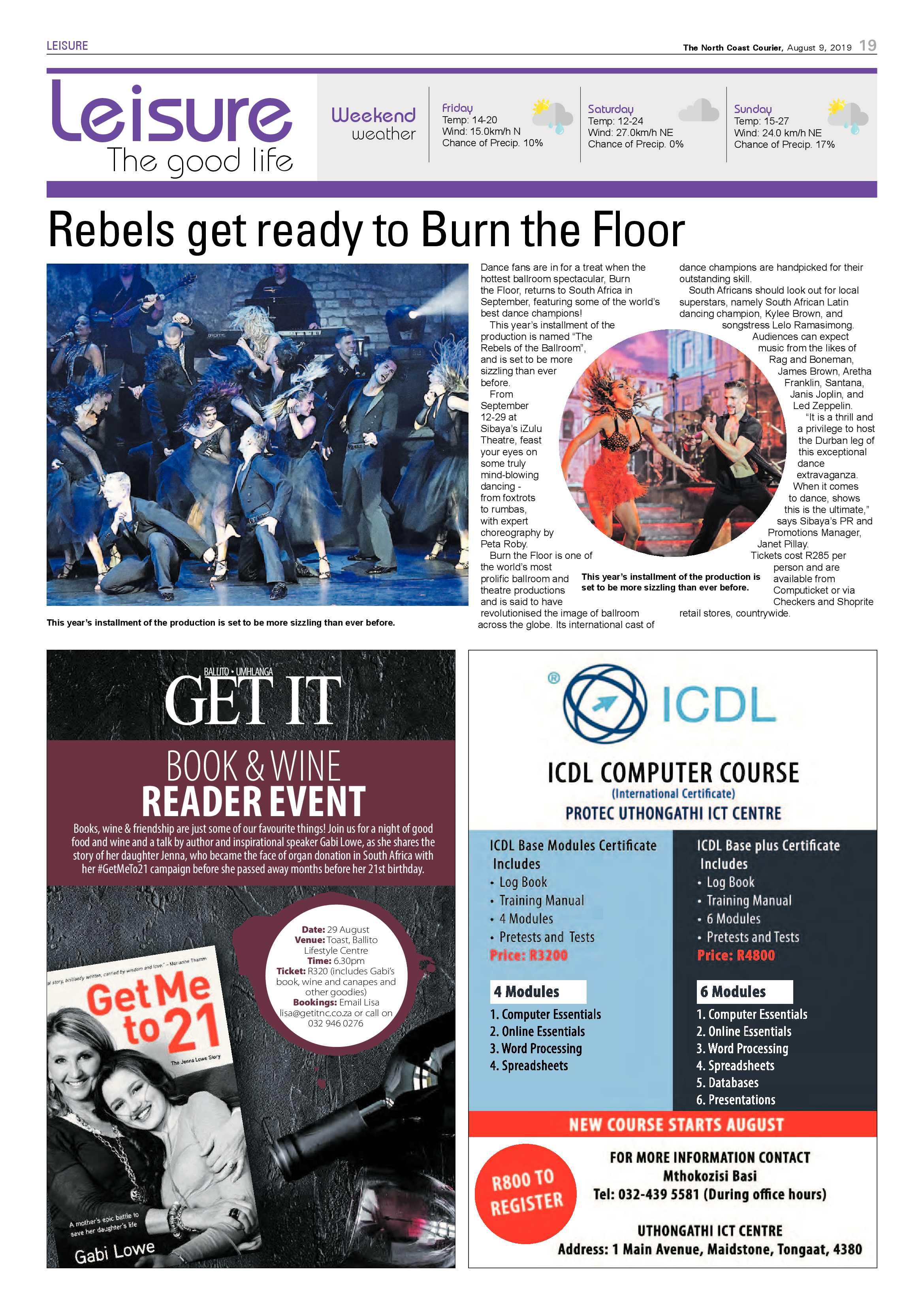 North  Coast Courier 9 August page 19