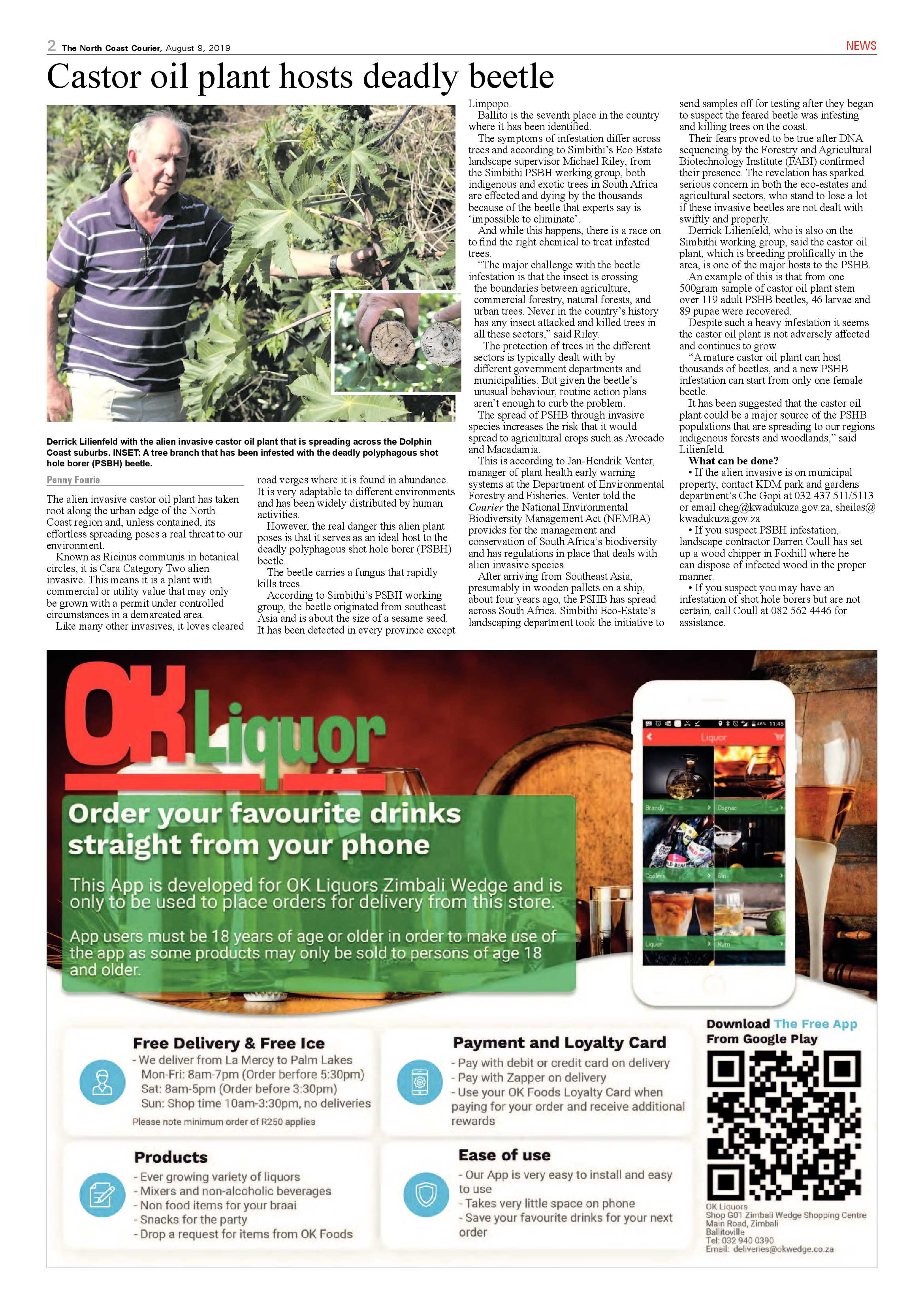 North  Coast Courier 9 August page 2