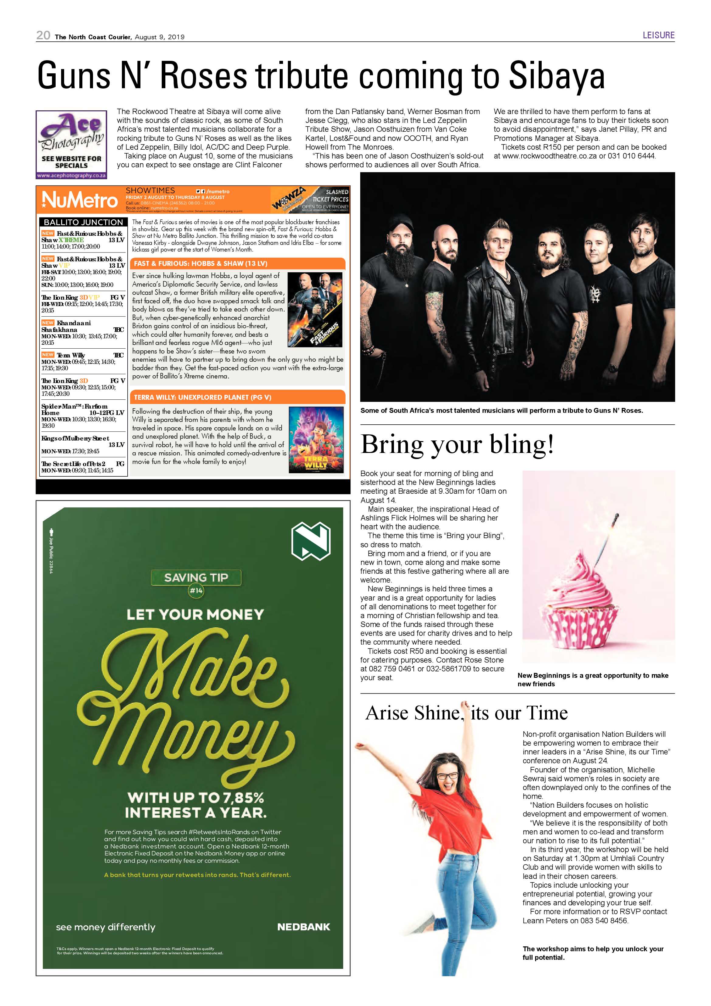 North  Coast Courier 9 August page 20