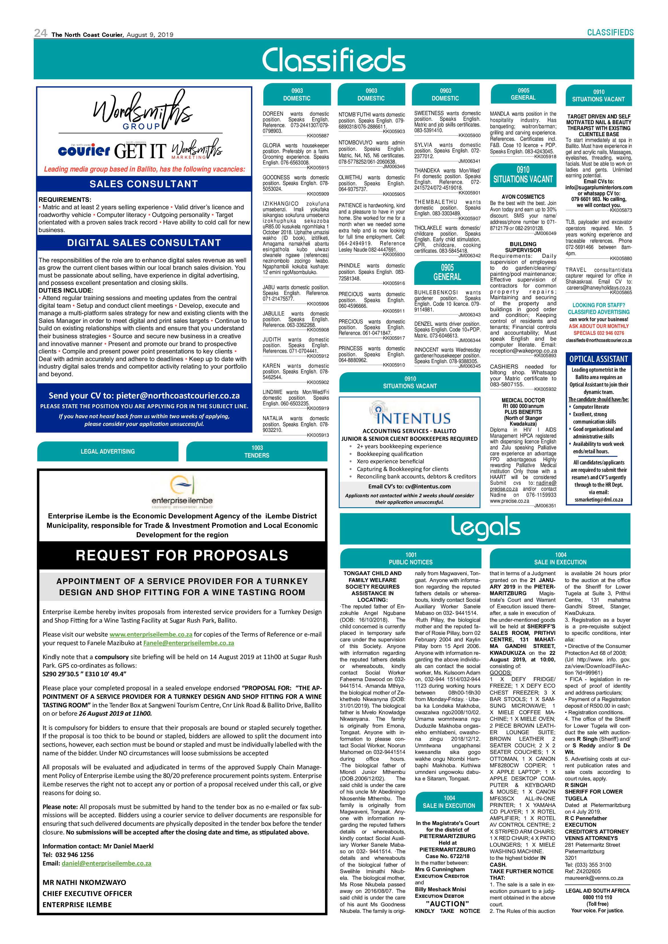 North  Coast Courier 9 August page 24
