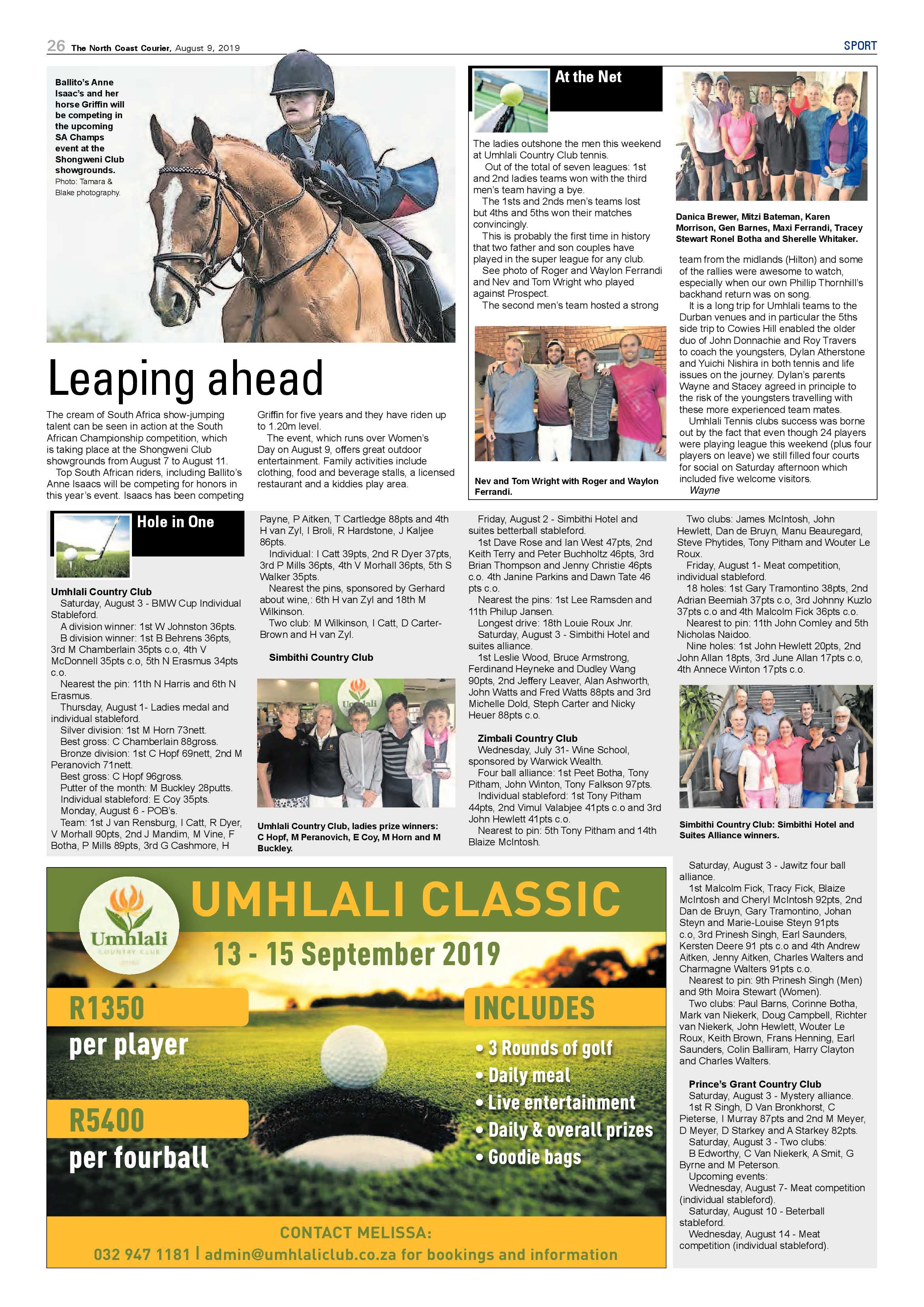 North  Coast Courier 9 August page 26
