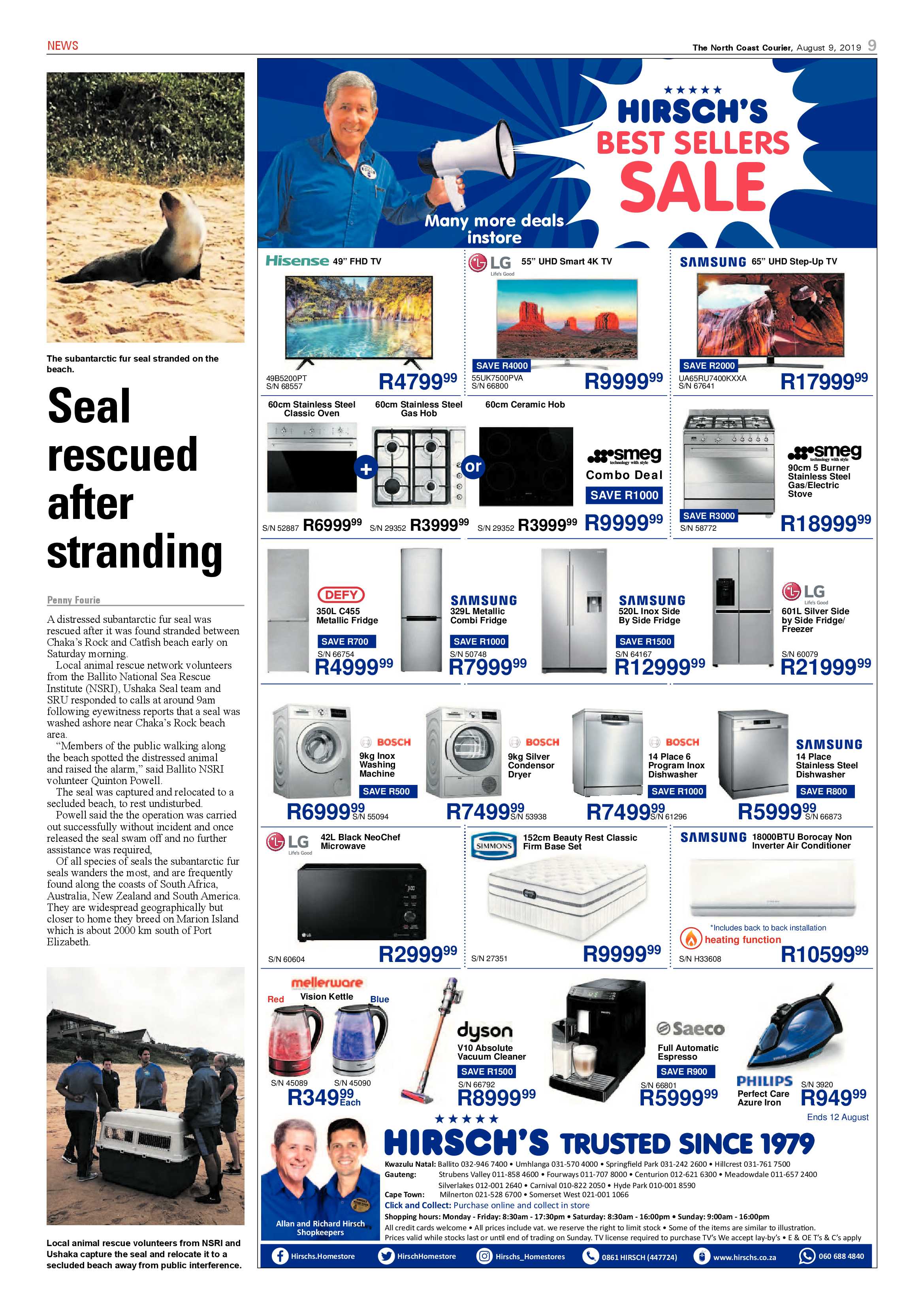 North  Coast Courier 9 August page 9