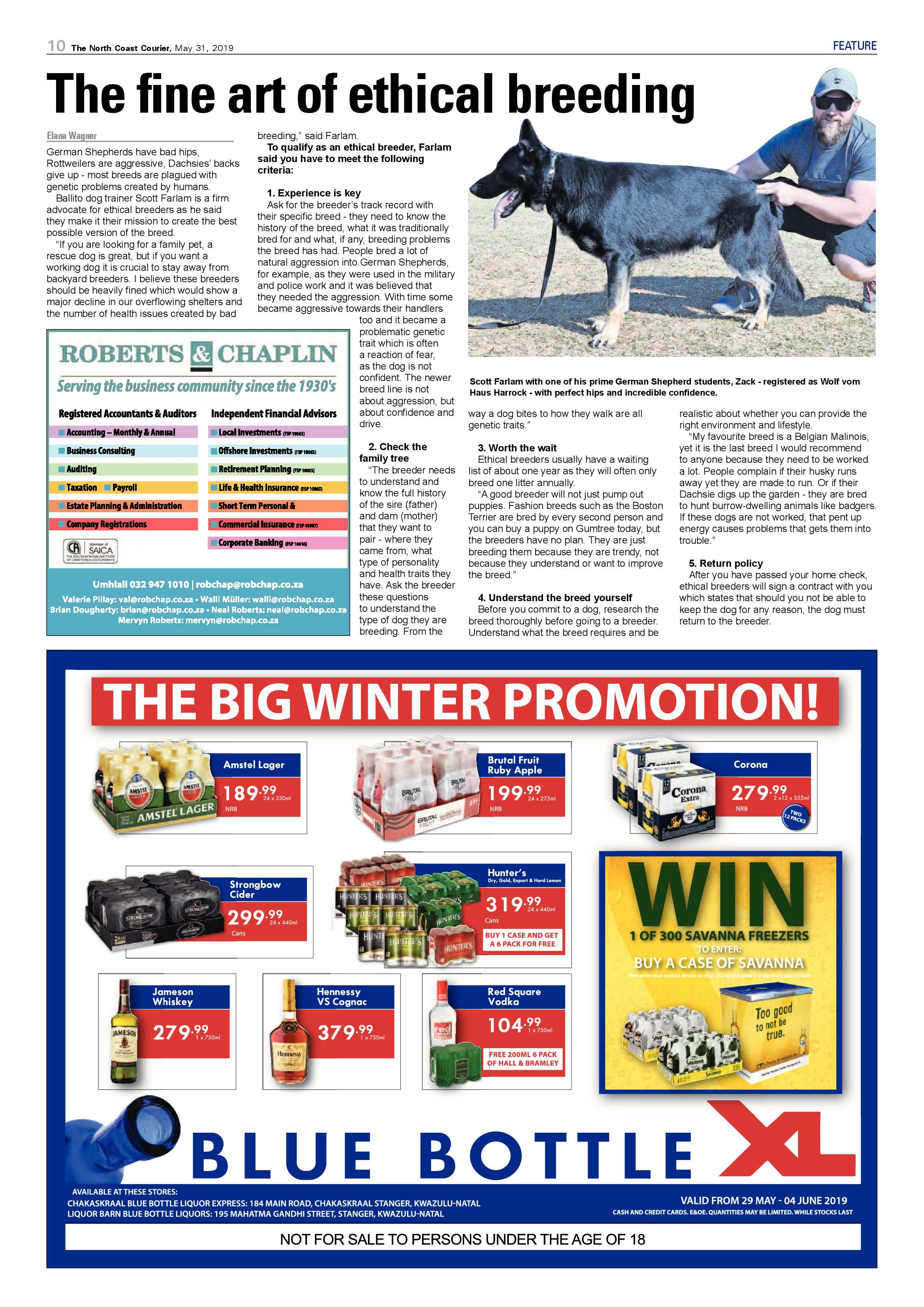 The North Coast Courier 31 May 2019 page 10