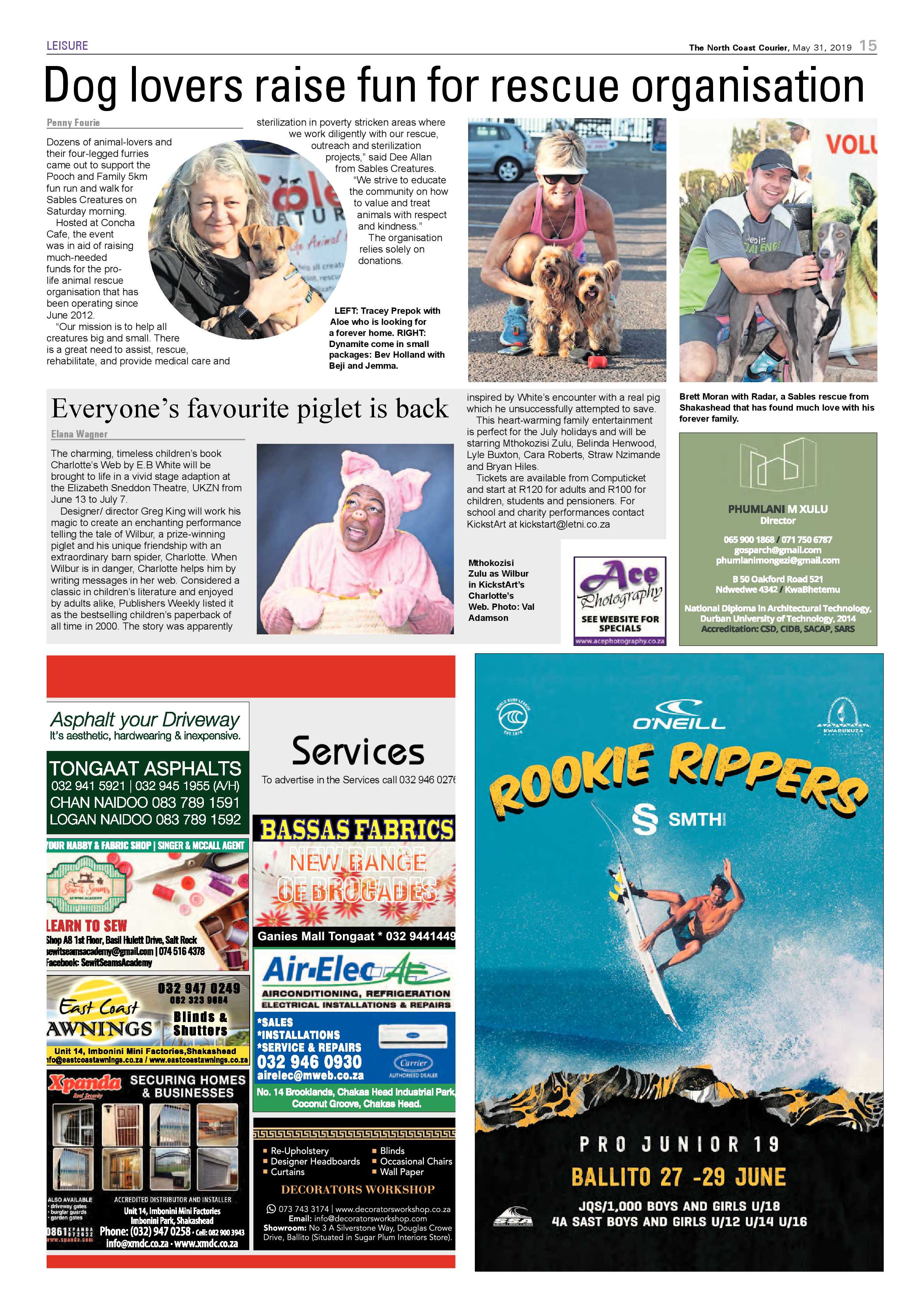 The North Coast Courier 31 May 2019 page 15